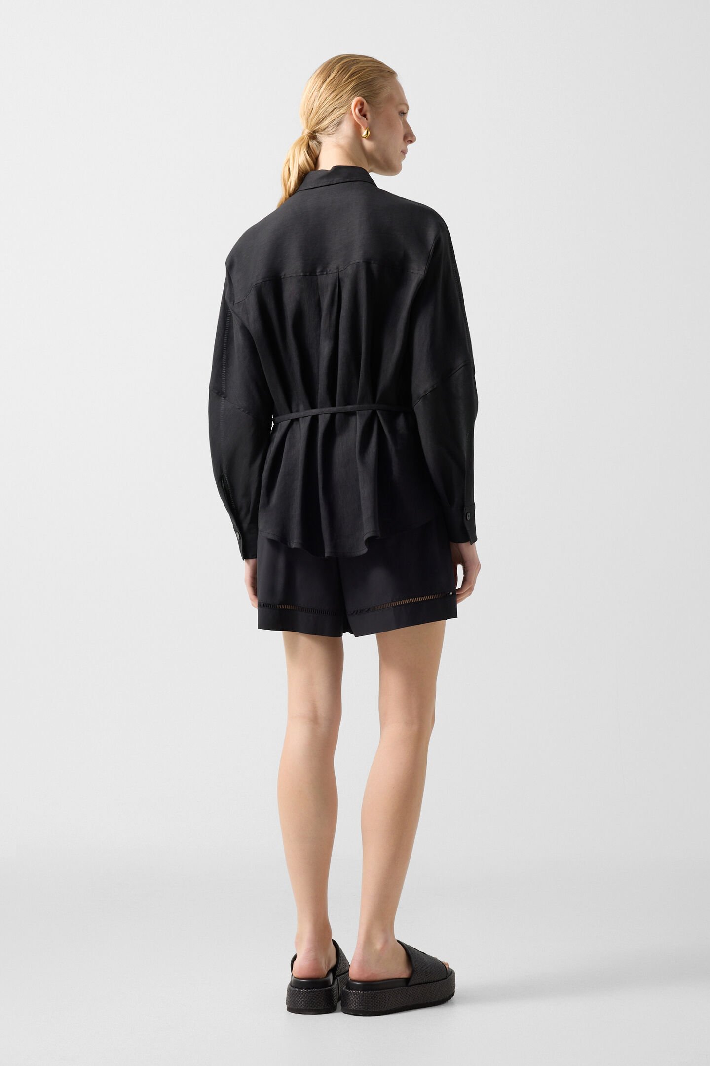 Hemdbluse Catrina Schwarz