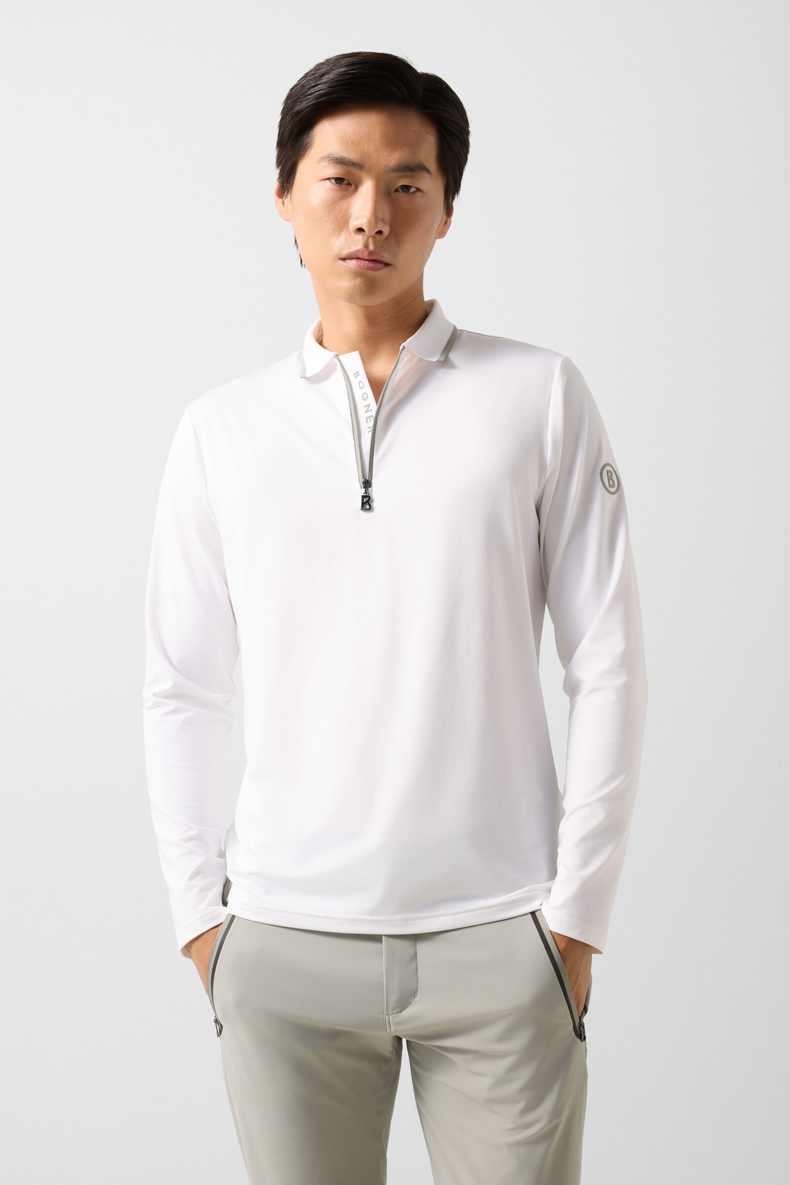 Jonah polo long-sleeved top Off-White