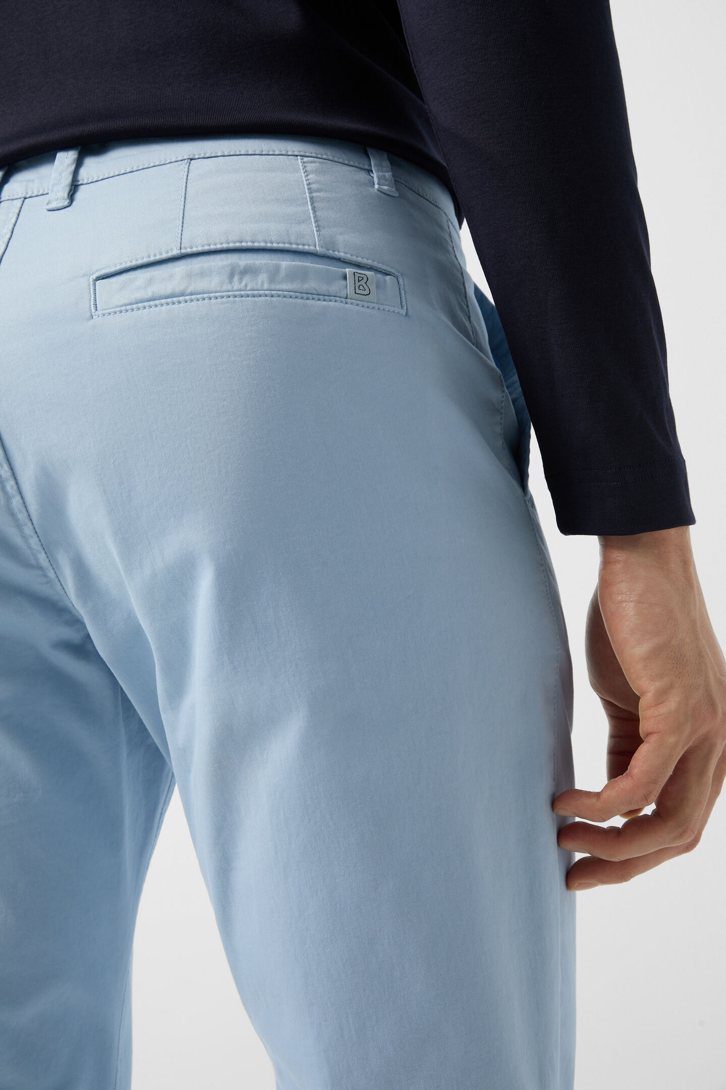 Chino Lichtblauw