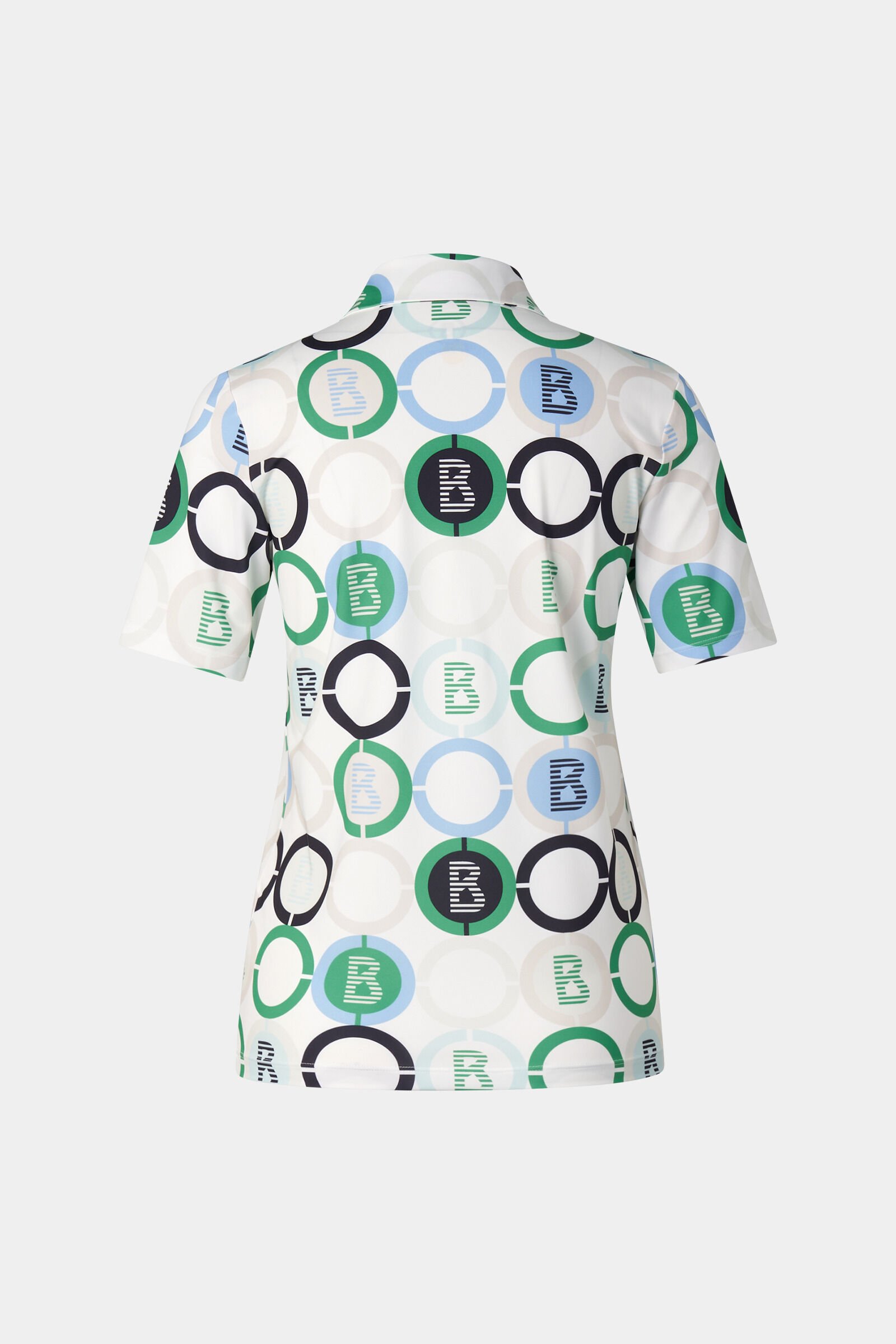 Taya functional short-sleeved top Green/blue/off-white