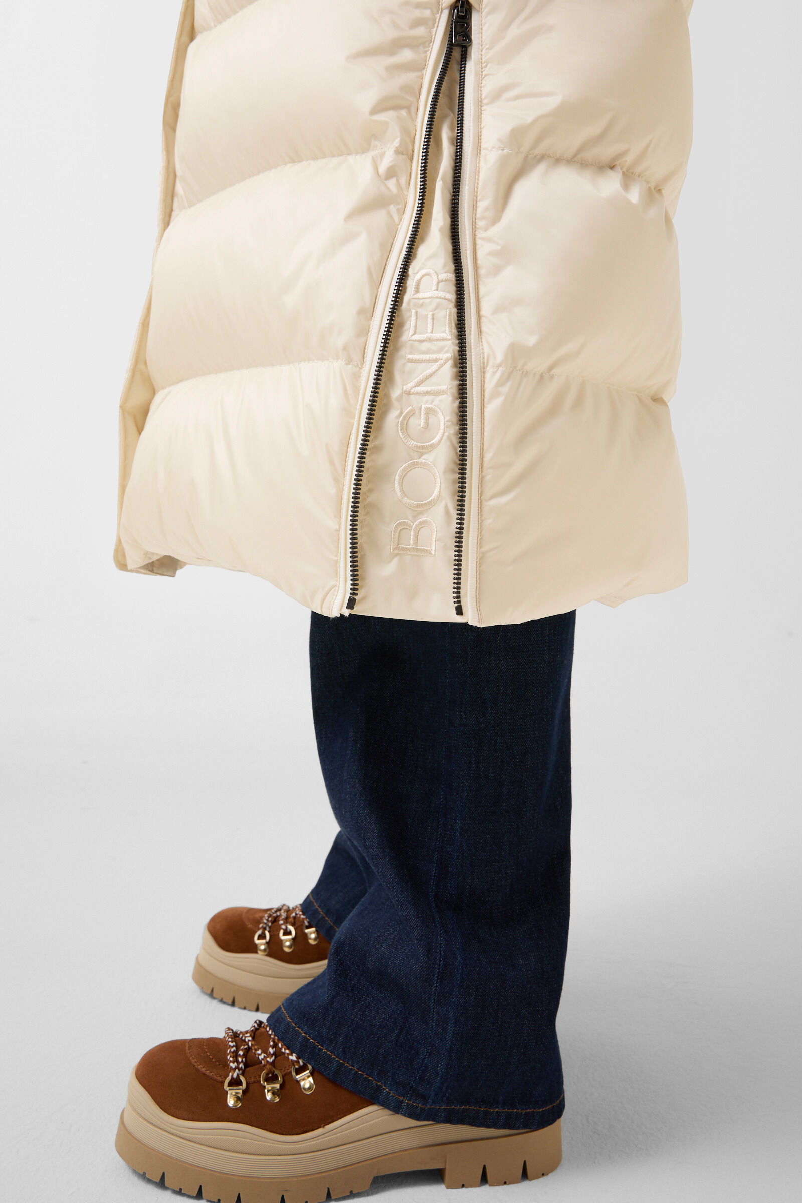 Manteau de duvet Jonna Cr&egrave;me