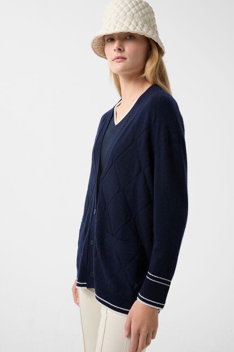 Cardigan Cherry Navy blue Cardigan Cherry Navy blue