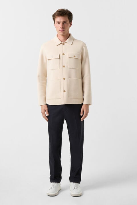Doubleface-Overshirt Larry Creme Doubleface-Overshirt Larry Creme