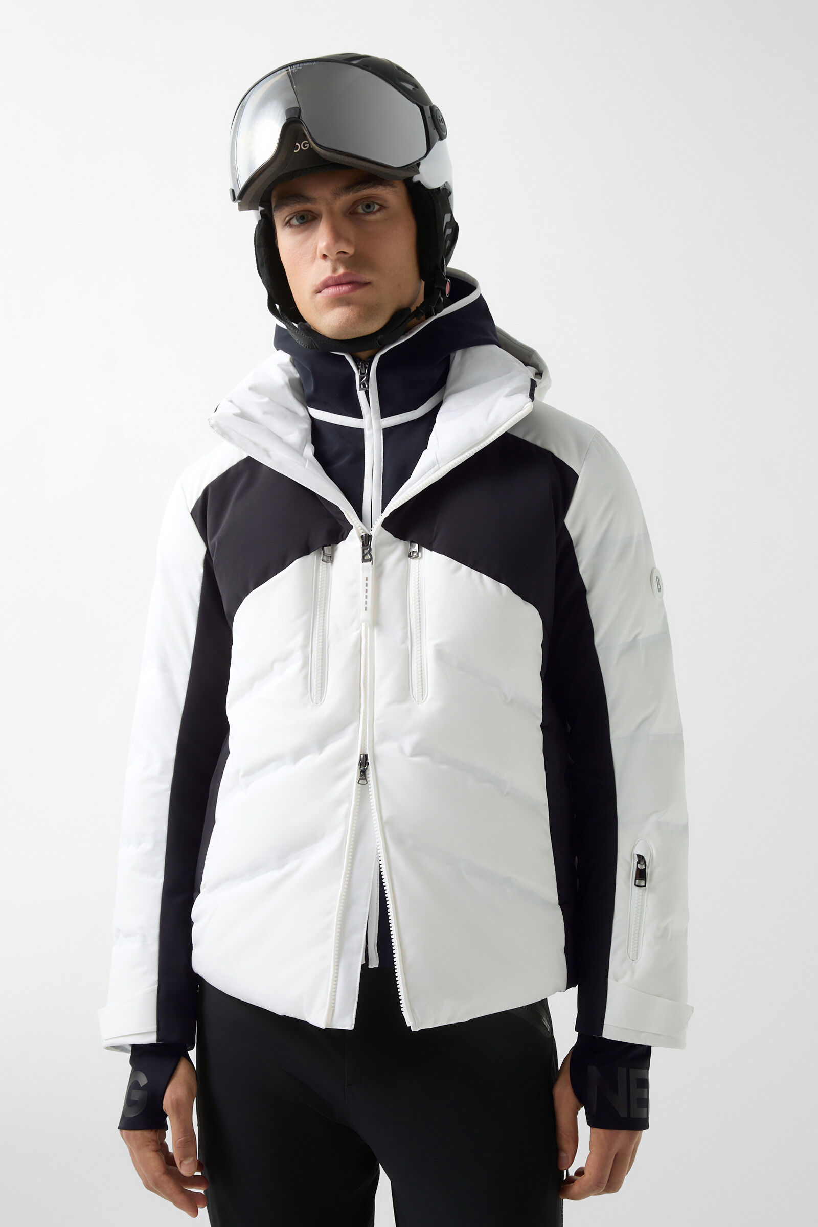 Jervis ski jacket White/black