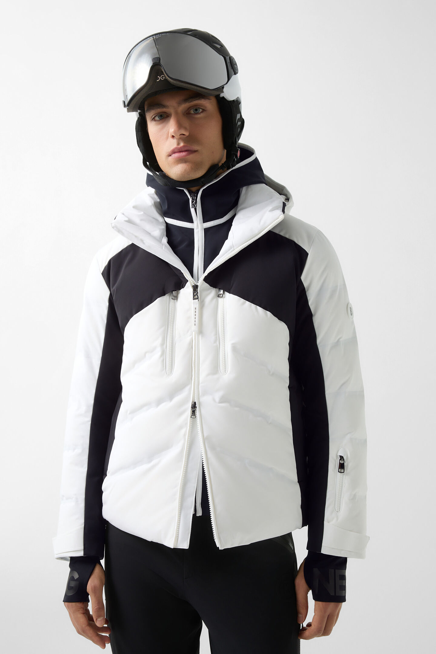 Jervis ski jacket White/black