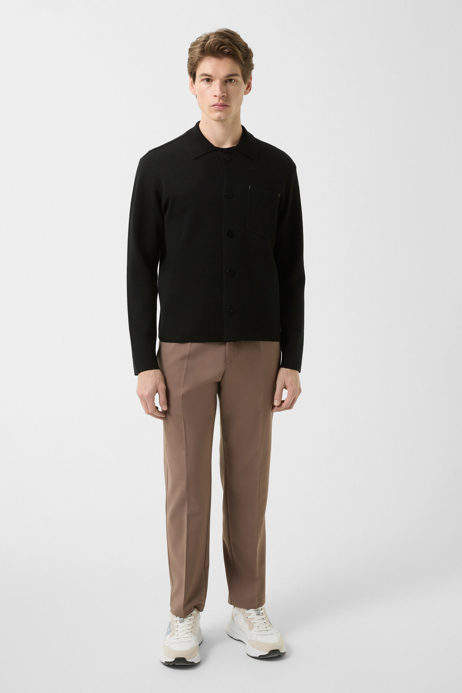 Olaf knit jacket Black