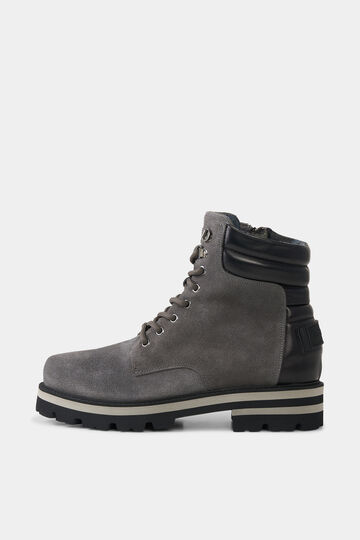 Lace-up boots Courchevel Grey/black Lace-up boots Courchevel Grey/black