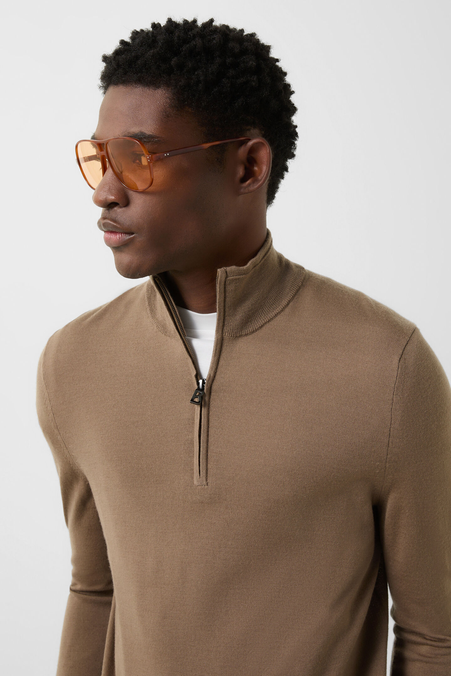 Virgin wool Ouri troyer Mud