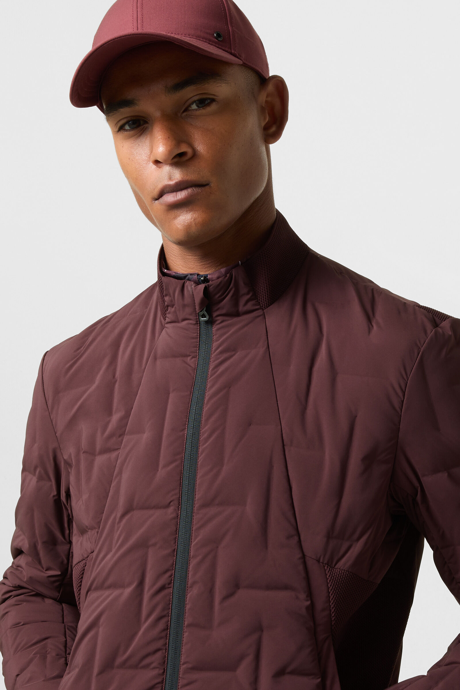 Saschan lightweight down jacket Bordeaux