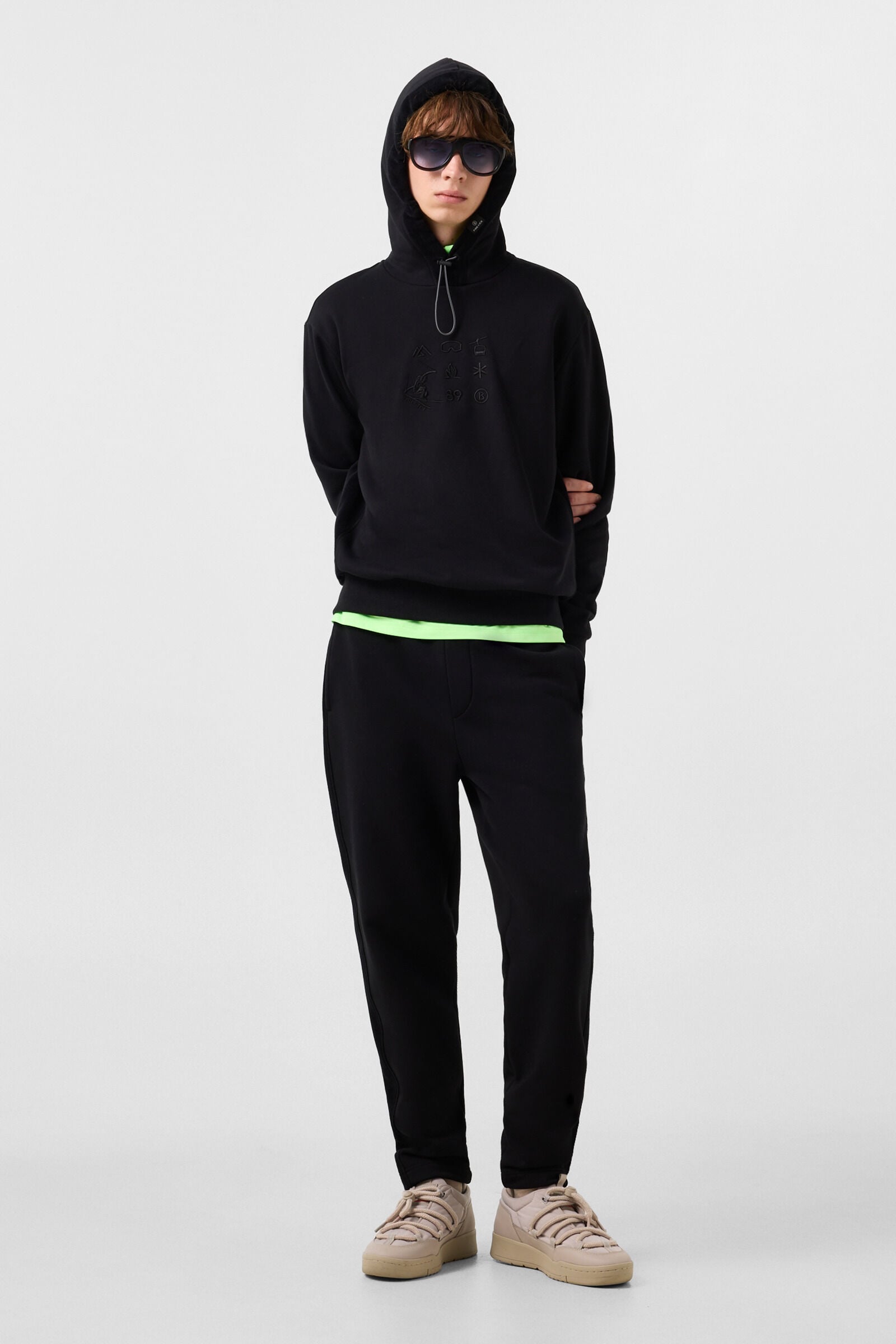 Baumwoll-Sweatpants Pedro Schwarz