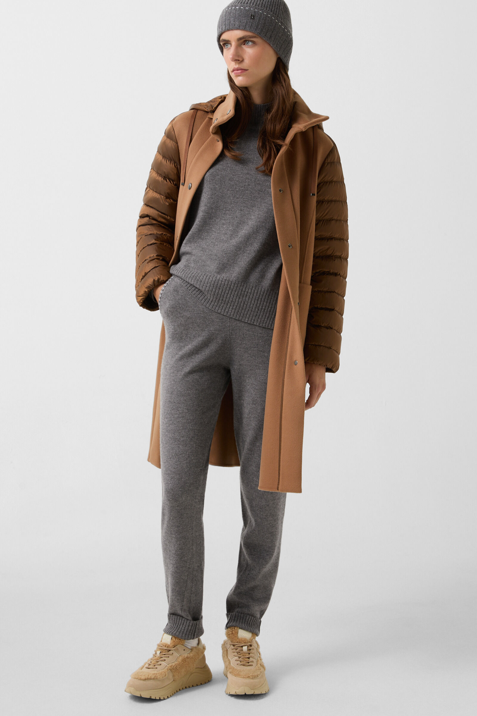 Lysanne virgin wool jumper Anthracite