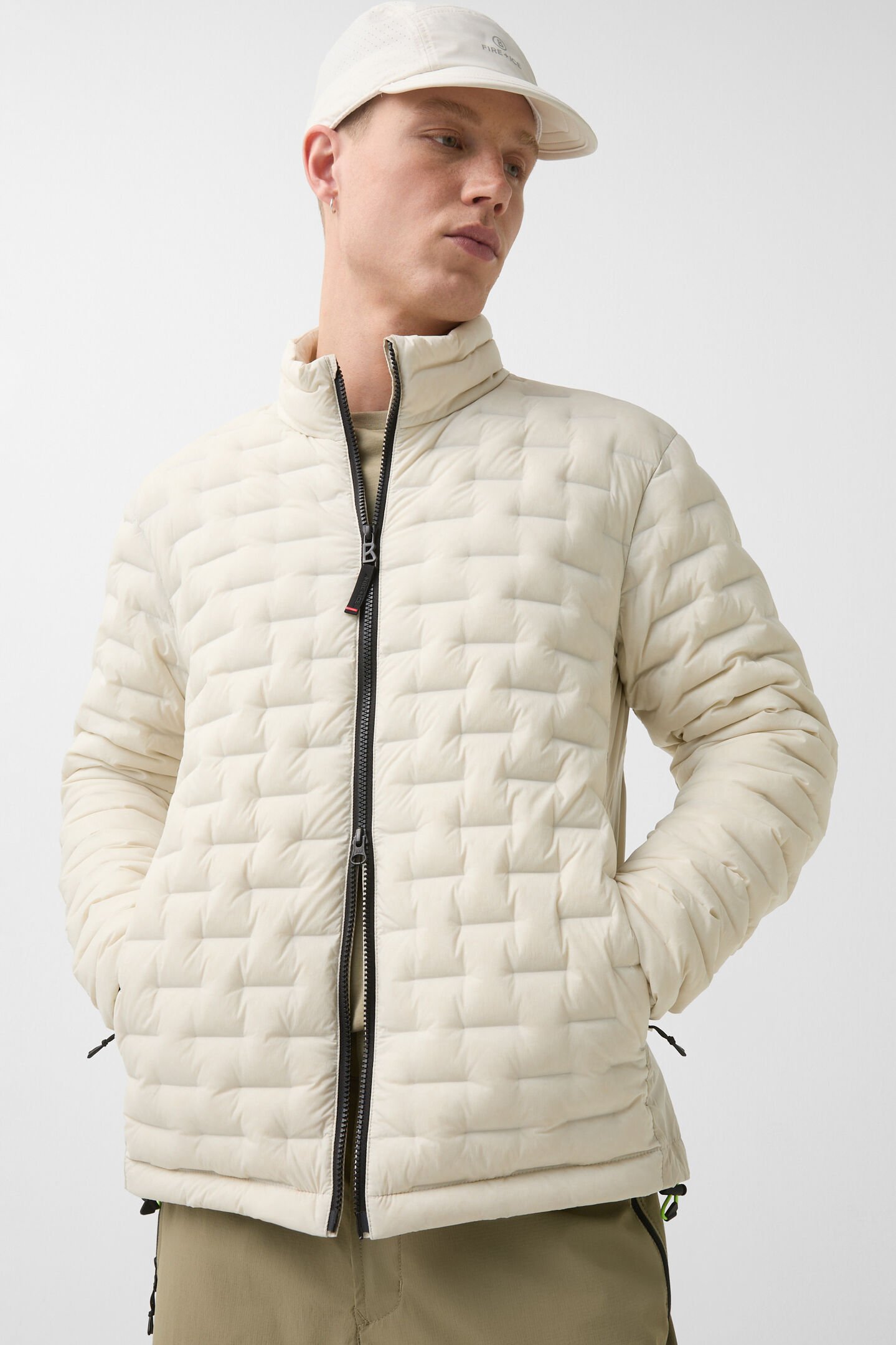 Lightweight down jacket grey Sand