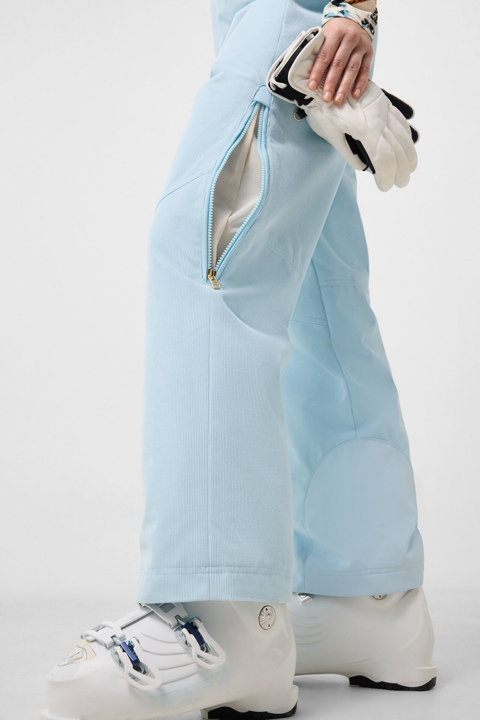 Cord-Skihose Lenie Hellblau
