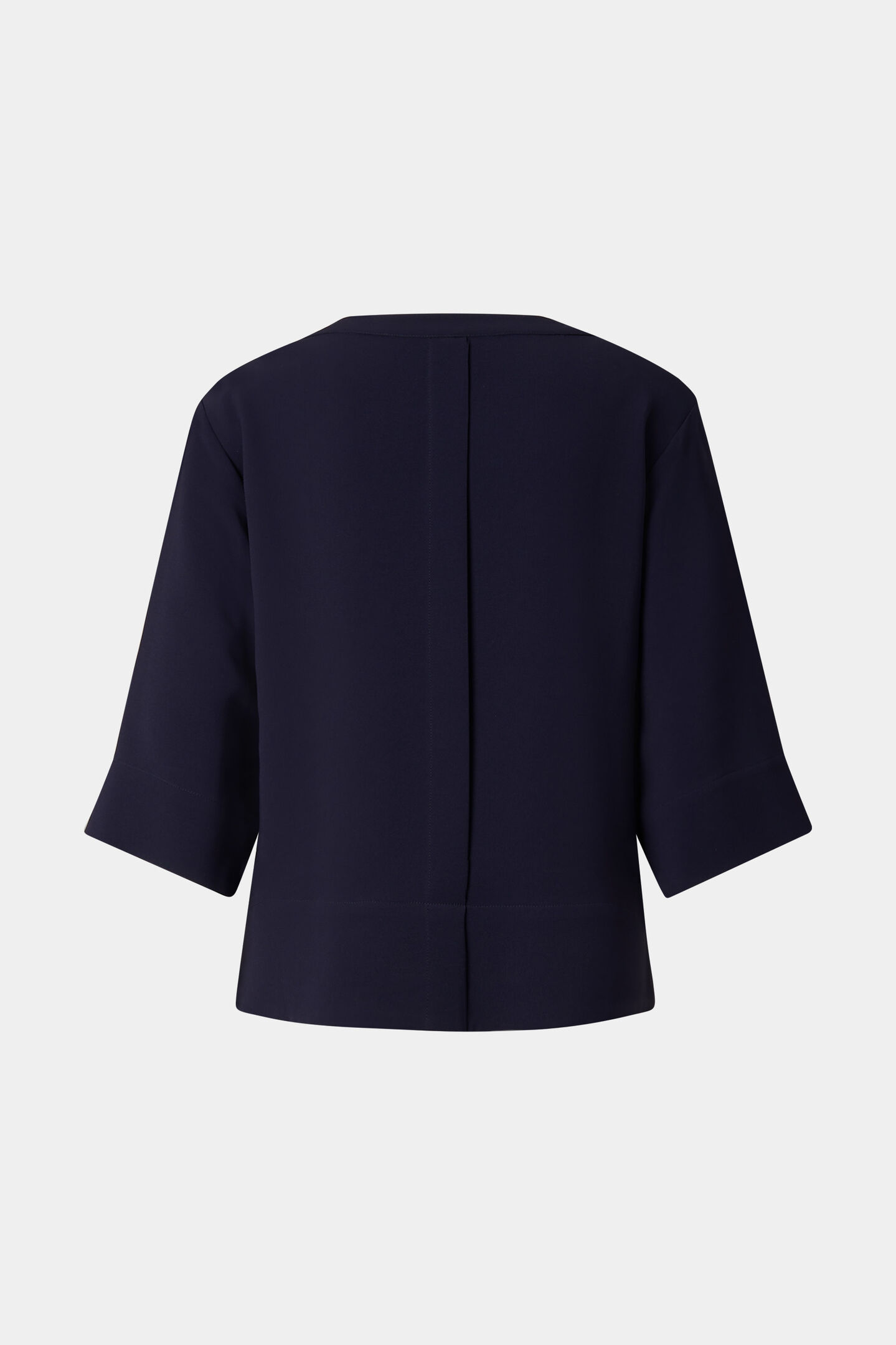T-shirt en cr&ecirc;pe Enrica Bleu marine