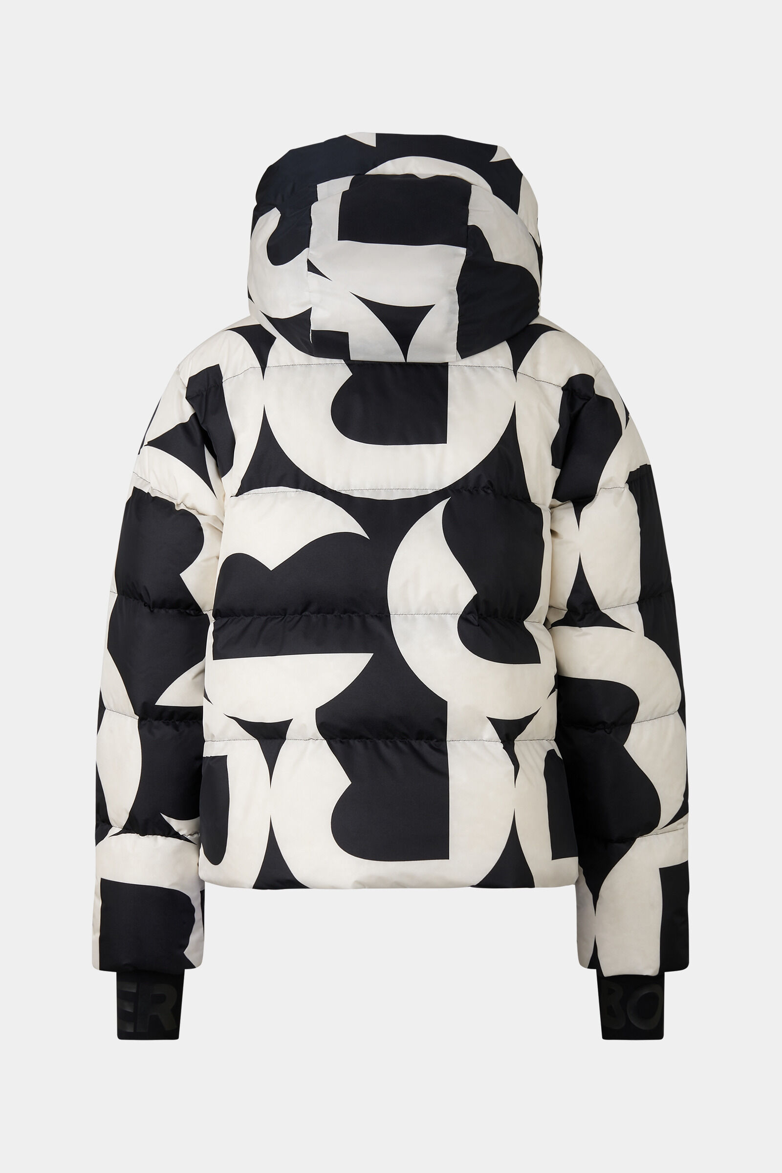 Maja down ski jacket Black/Off-White