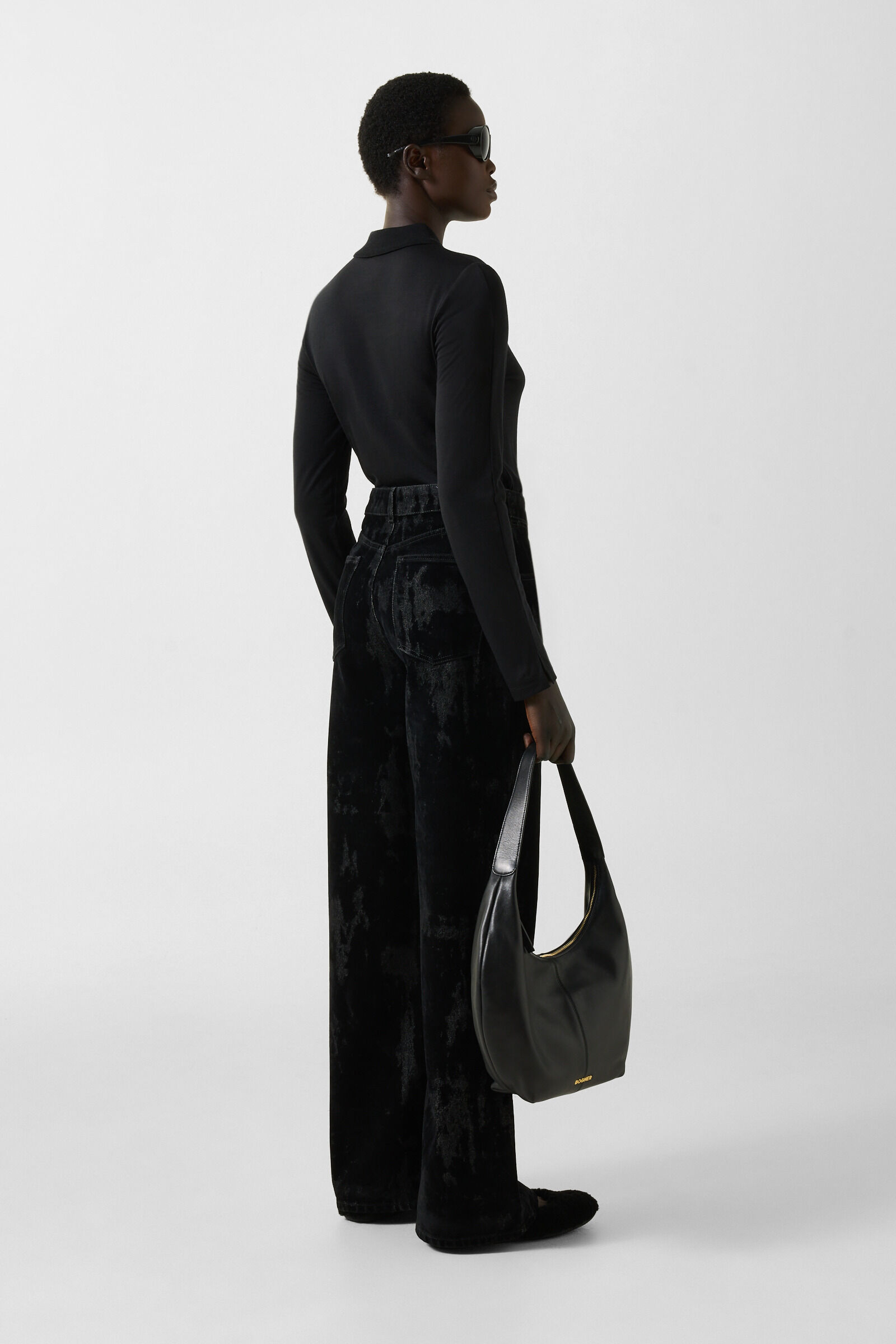 Lizzy Wide-Fit Jeans Black