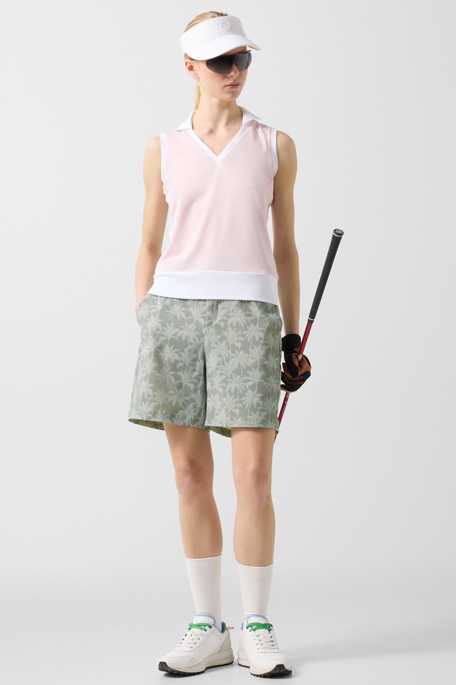 Eleni functional shorts Eucalyptus