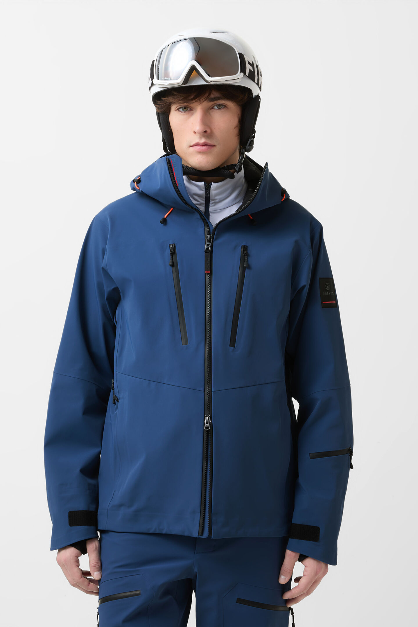 Veste de ski softshell Piaro Bleu