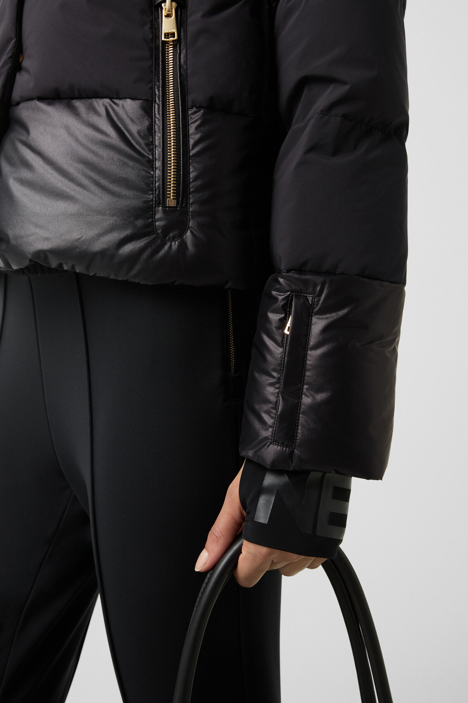 Maja down ski jacket Black