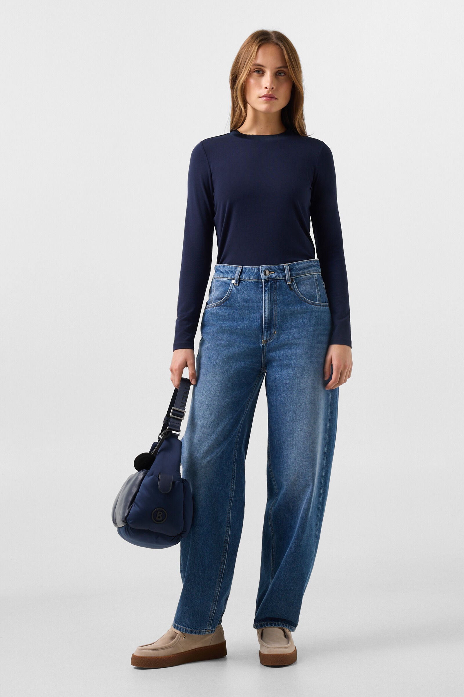 Alexi long-sleeved top Navy