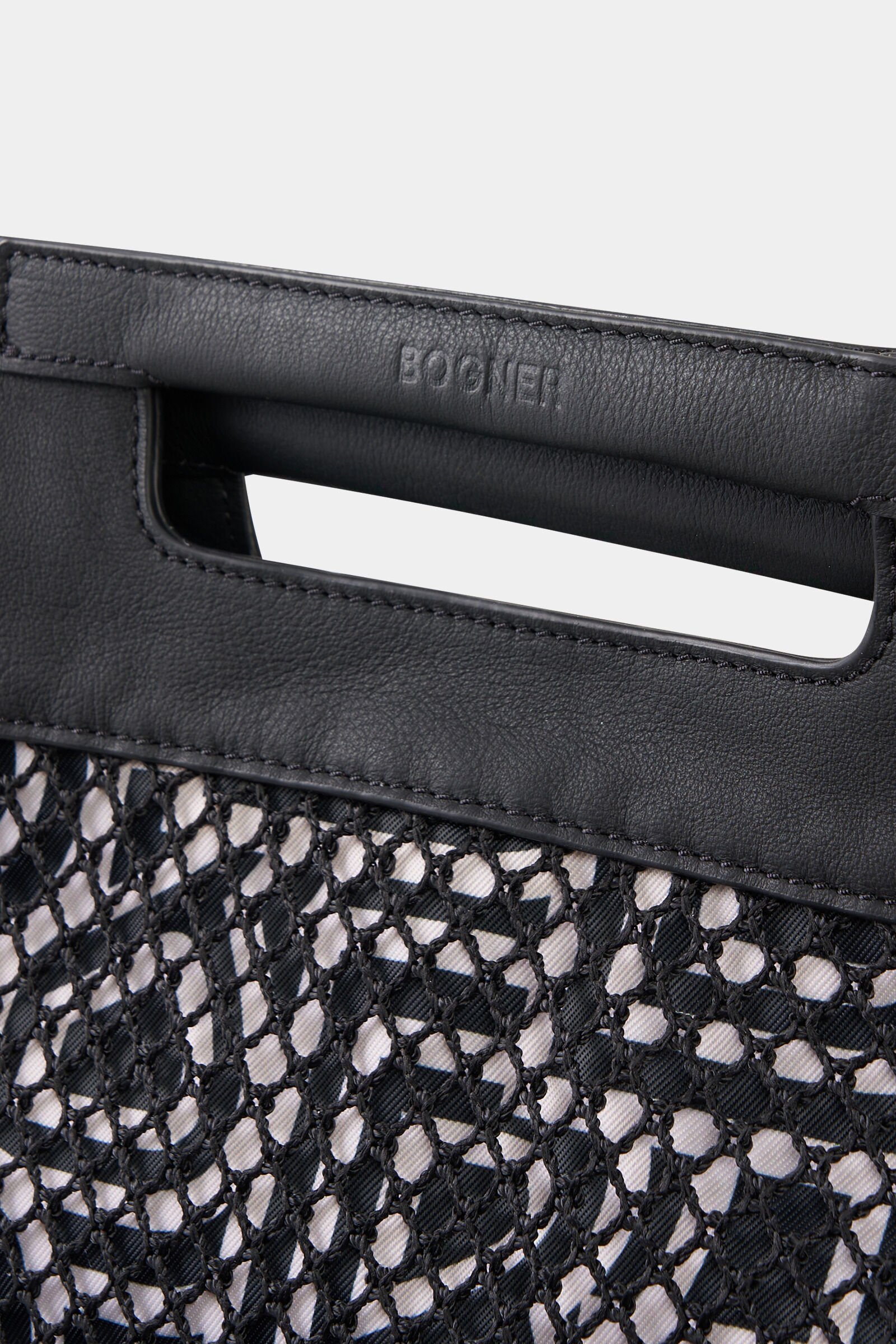 Handtasche Walensee Mable Schwarz/Off-White