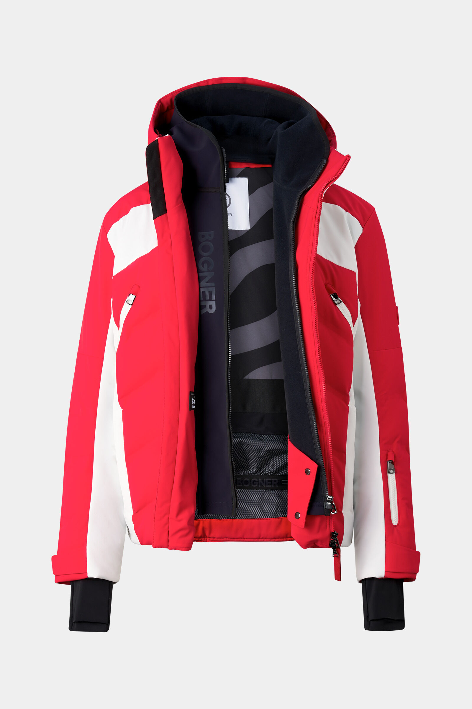 Jervie ski jacket Red/White