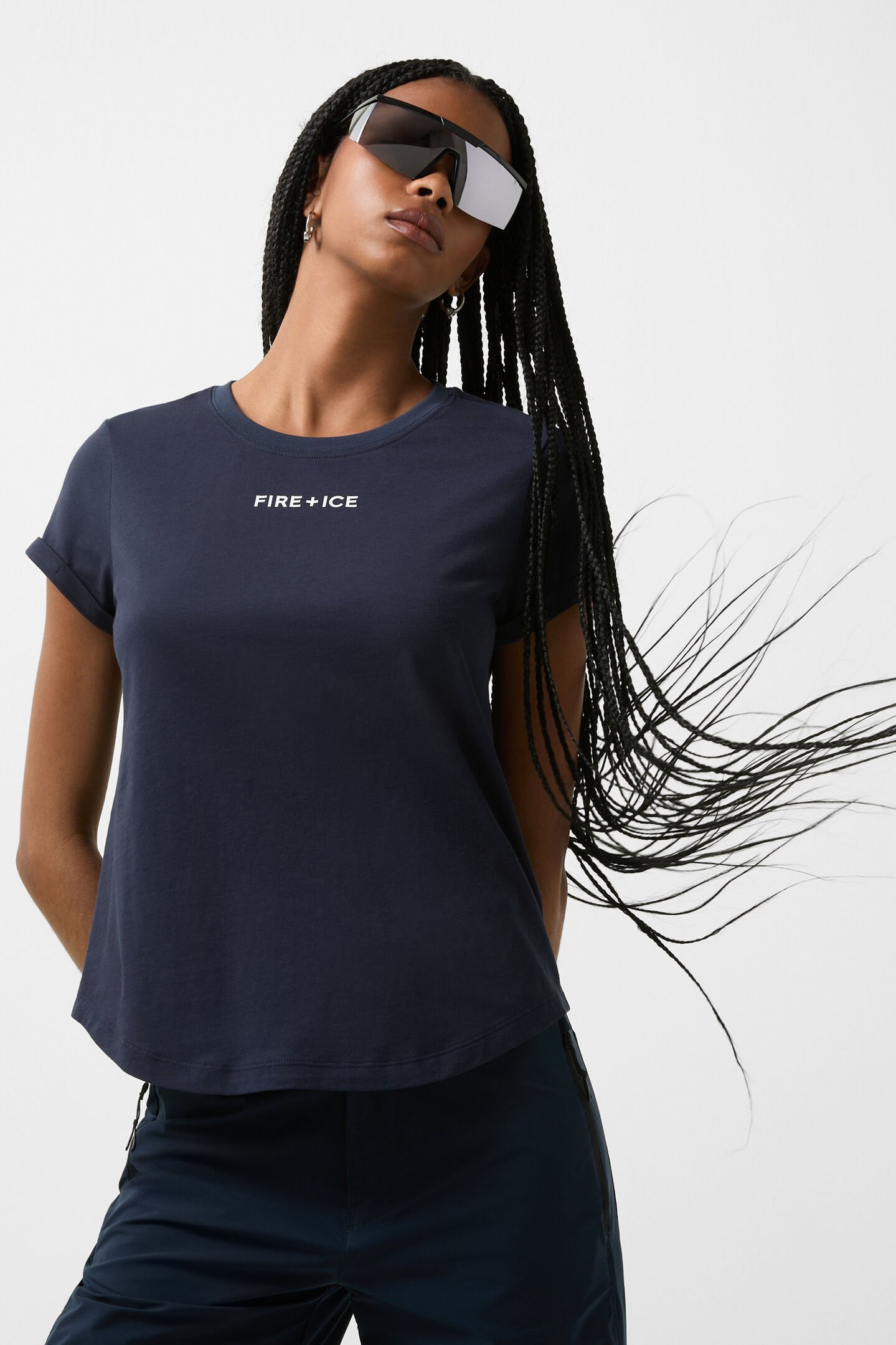 T-Shirt Debra Dunkelblau
