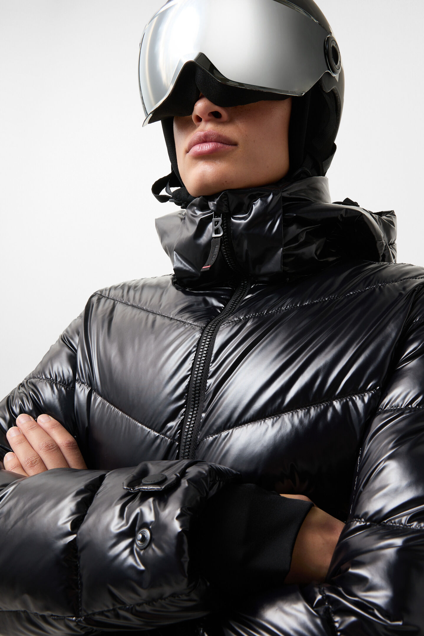 Saelly quilted jacket Black