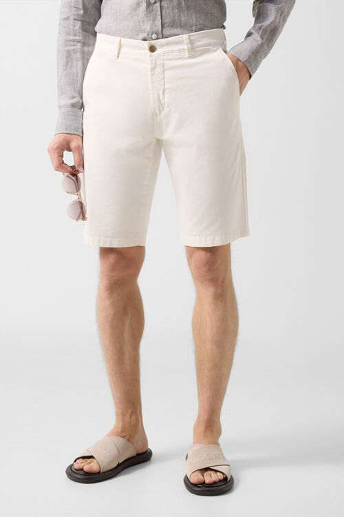 Miami cotton shorts Cream