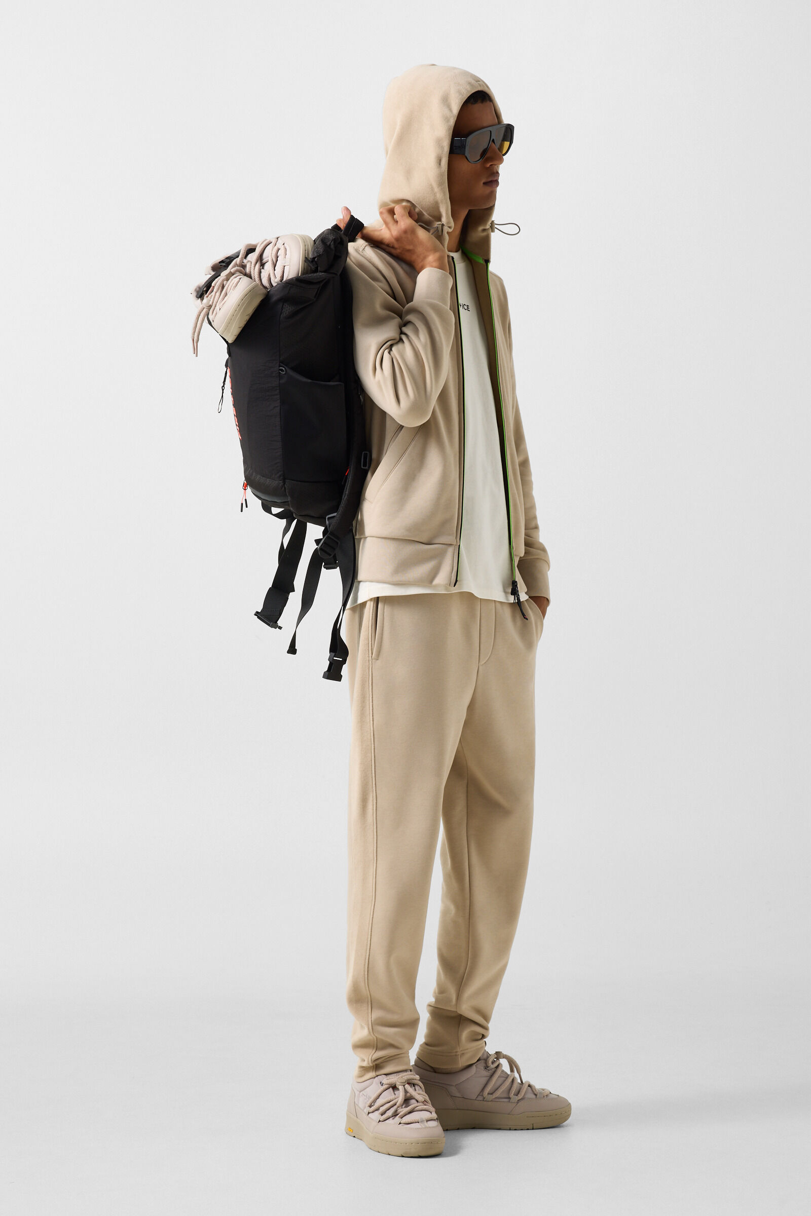 Pedro cotton joggers Beige