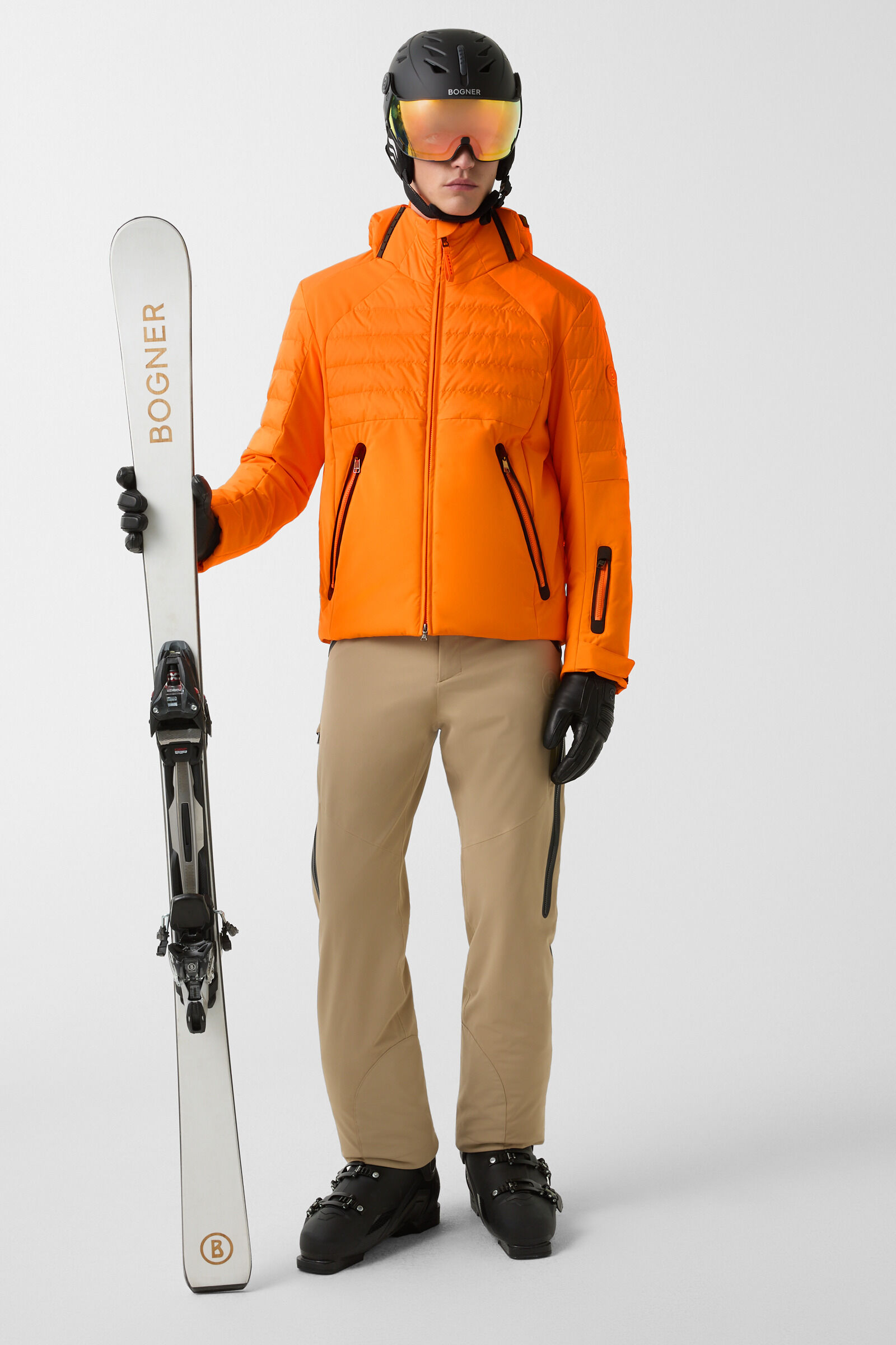 Henik down ski jacket Orange
