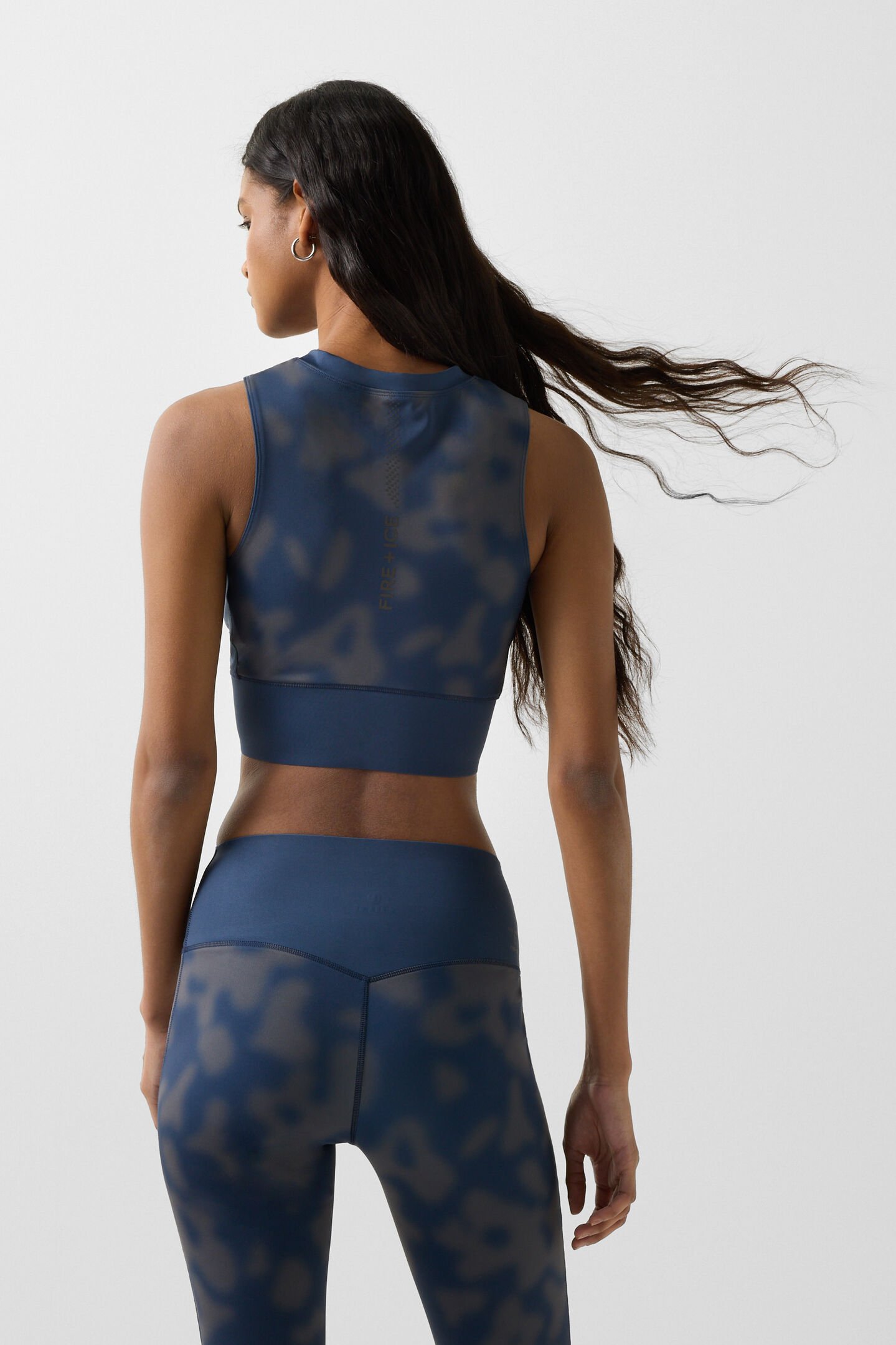 Celeste functional top Navy blue/grey