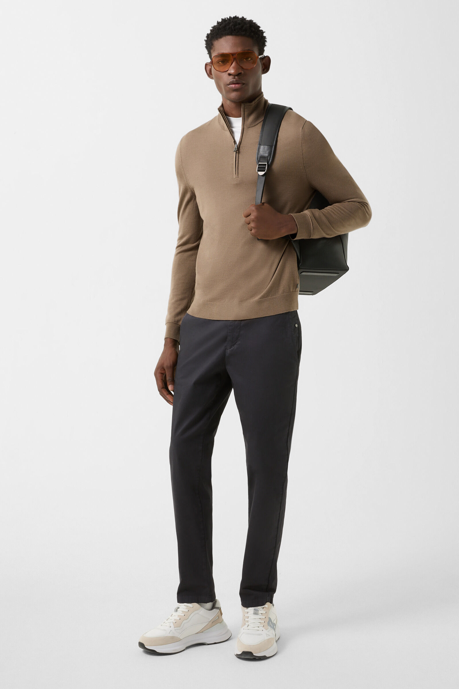 Virgin wool Ouri troyer Mud