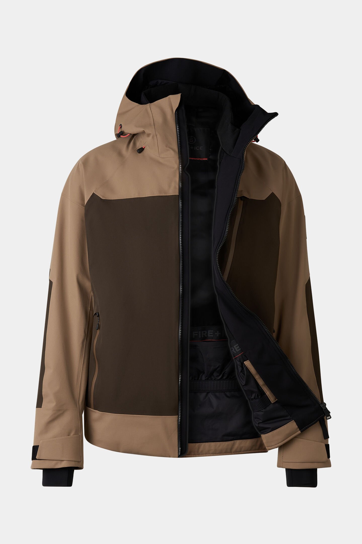 Tajo ski jacket Caramel/Chocolate