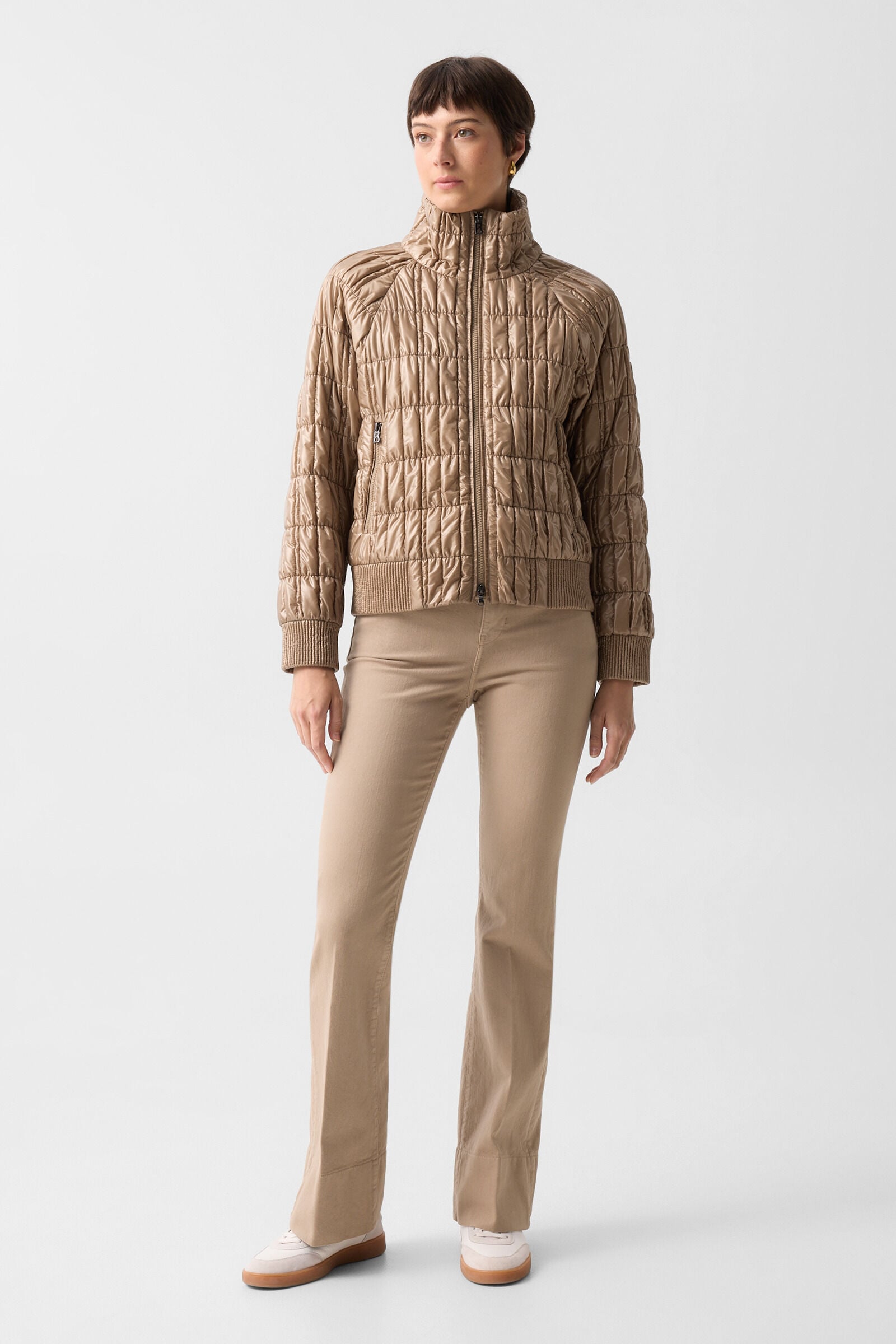 Sherry quilted jacket Camel