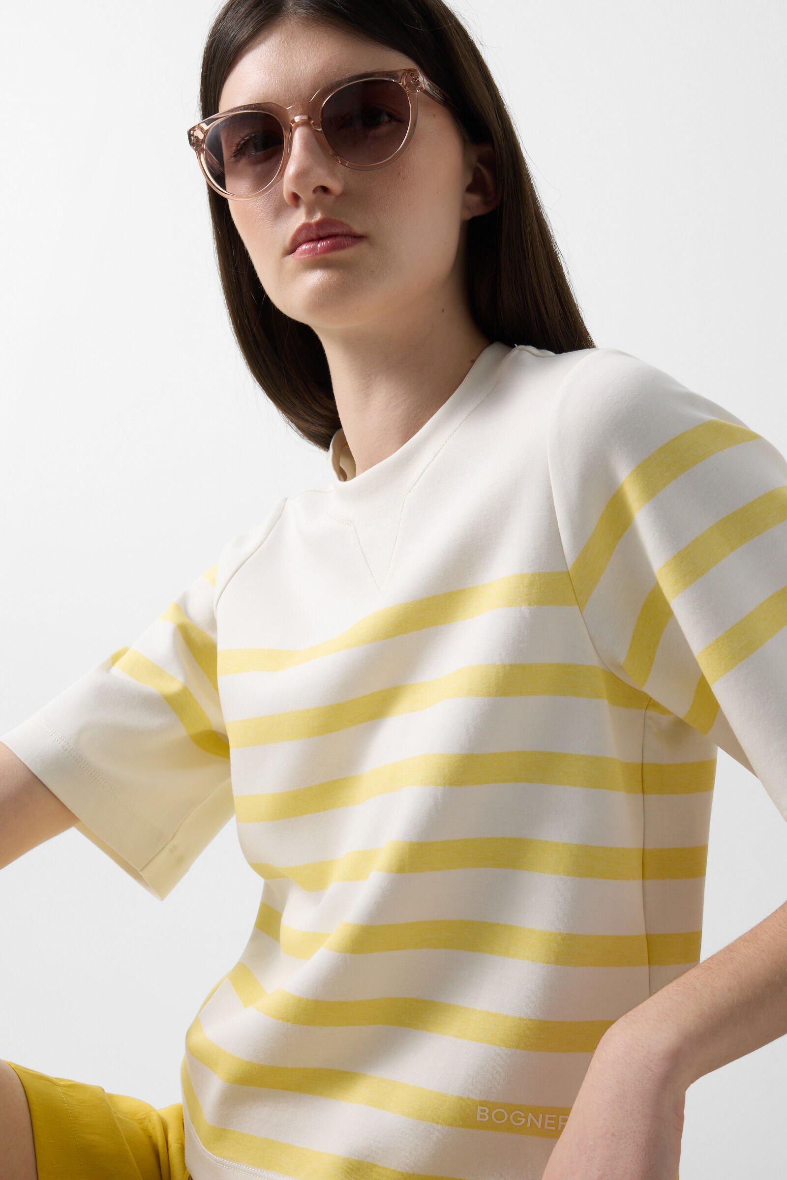 Shirt Stacey Off-white/yellow