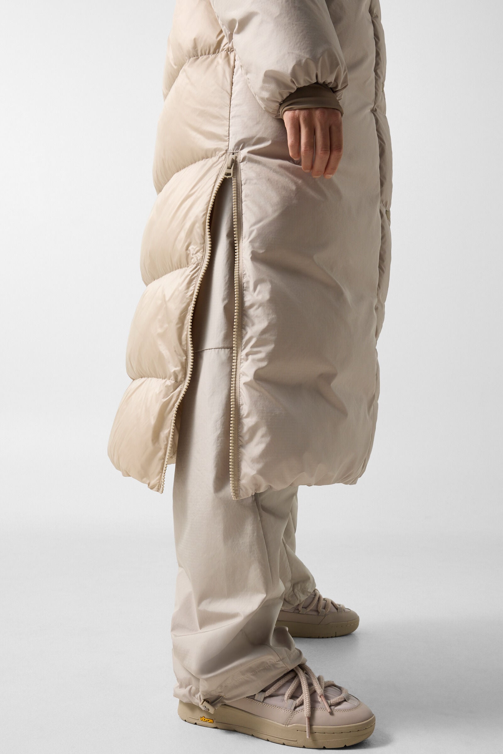 Fleury down coat Beige