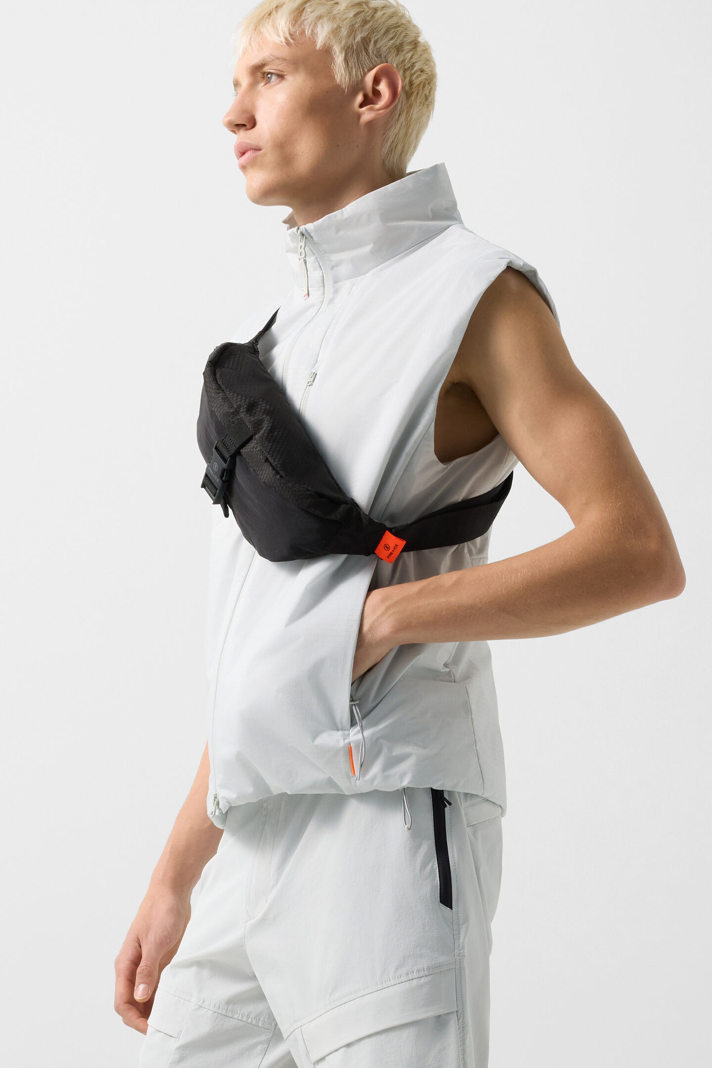 Jared lightweight waistcoat Light grey