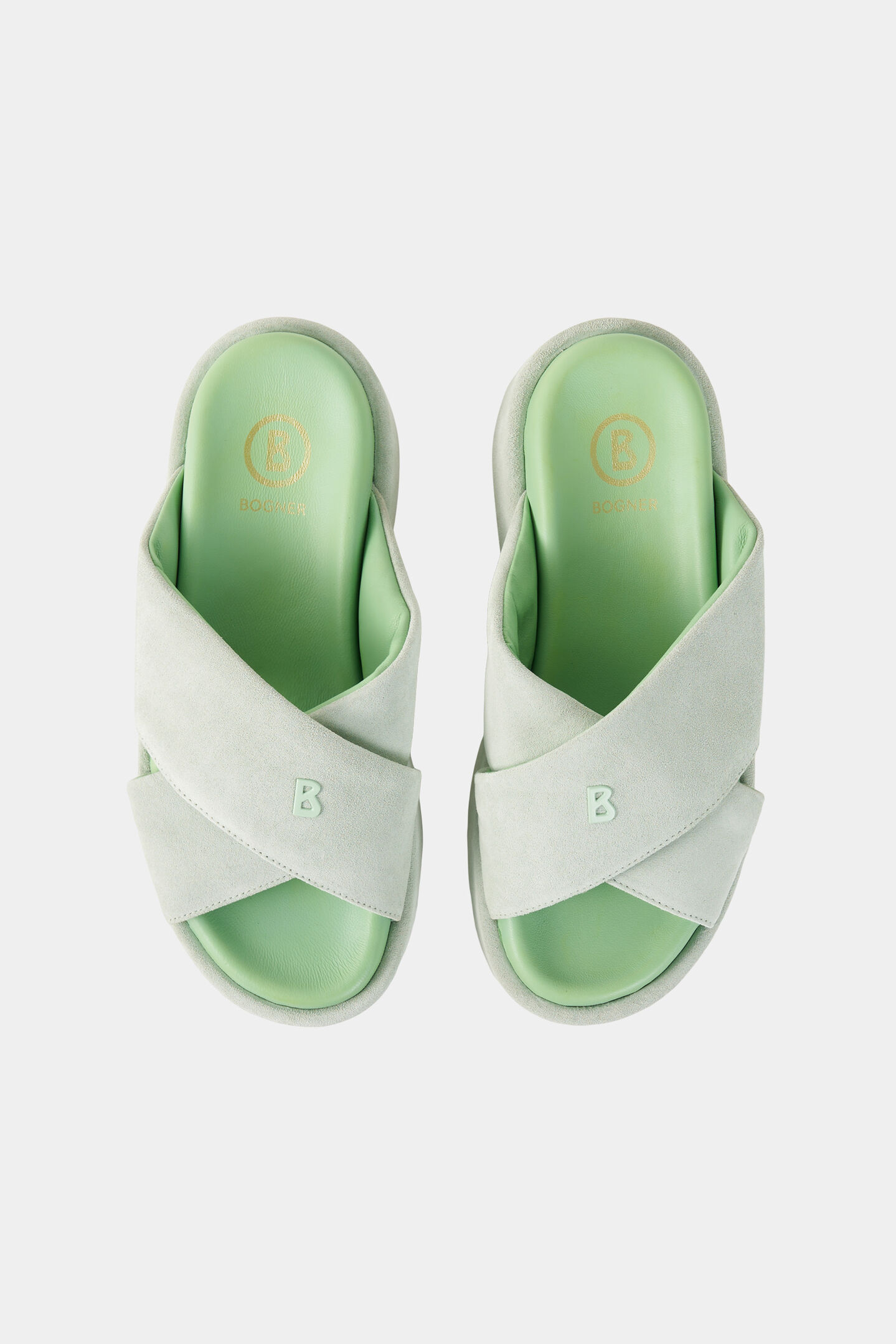 Sorrento platform sandals Mint