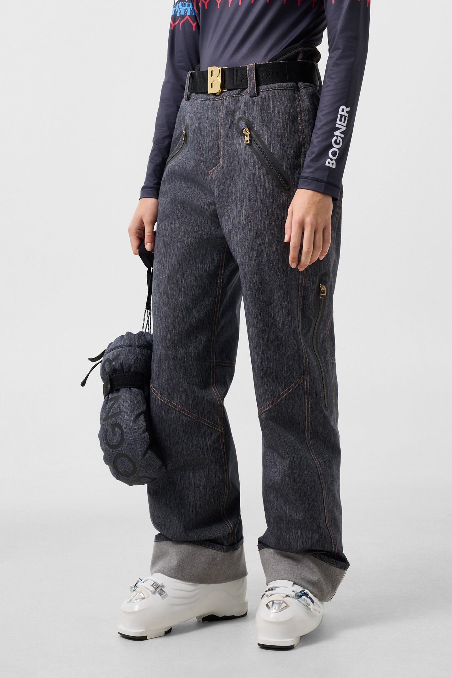 Klea denim ski trousers Denim Blue