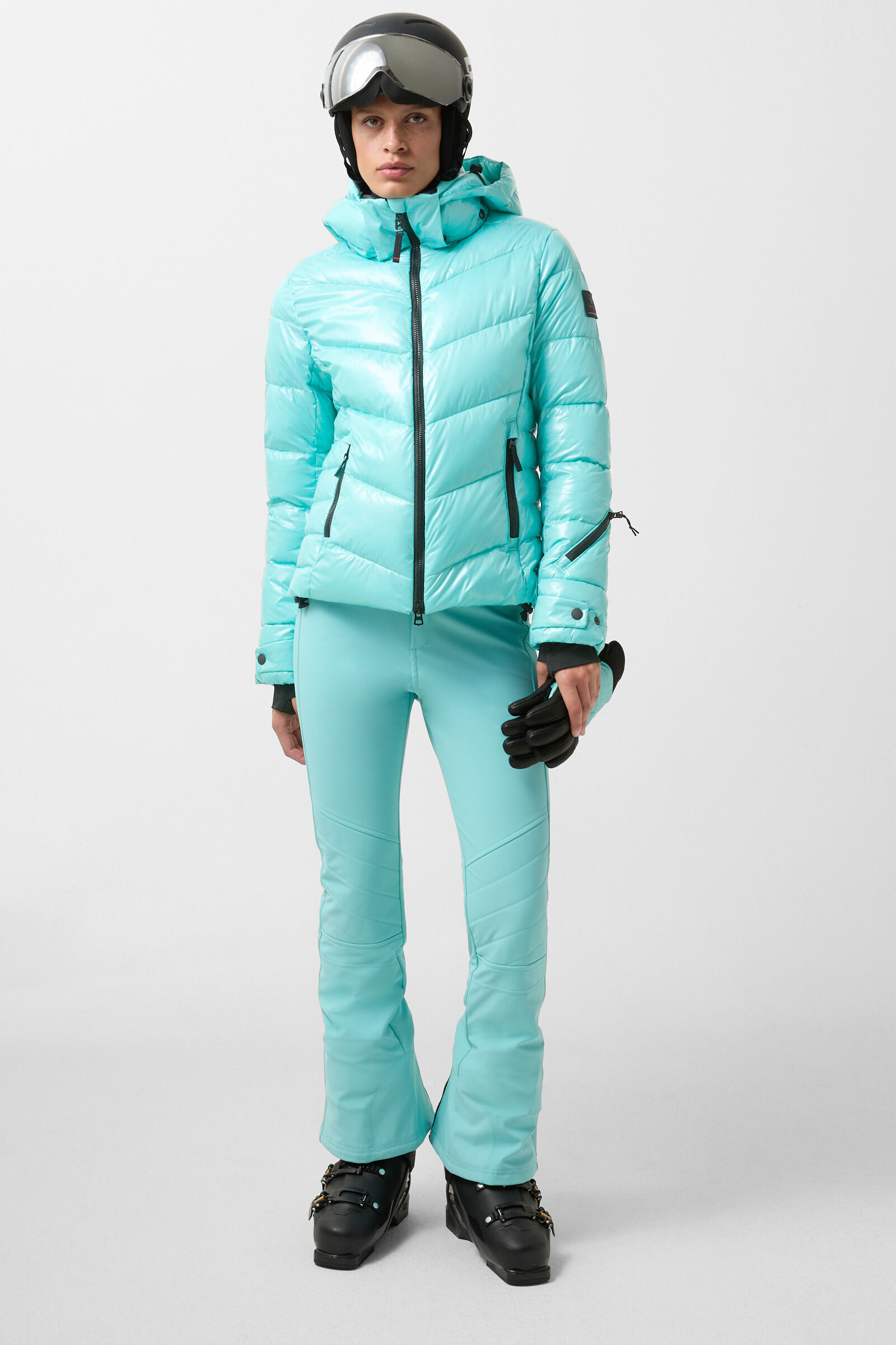 Saelly quilted jacket Ice blue