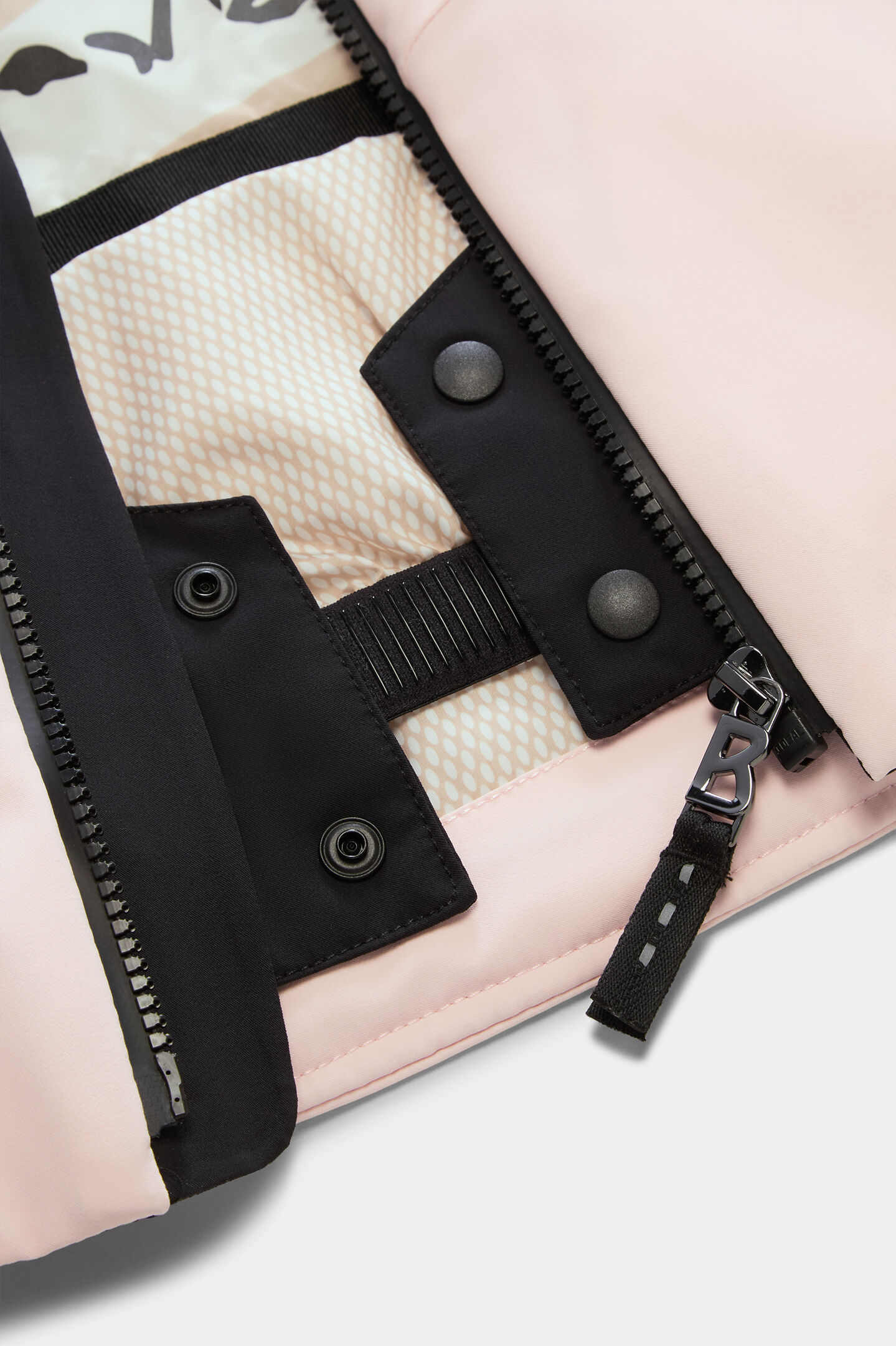 Kids Skijacke Snow Rosa/Braun