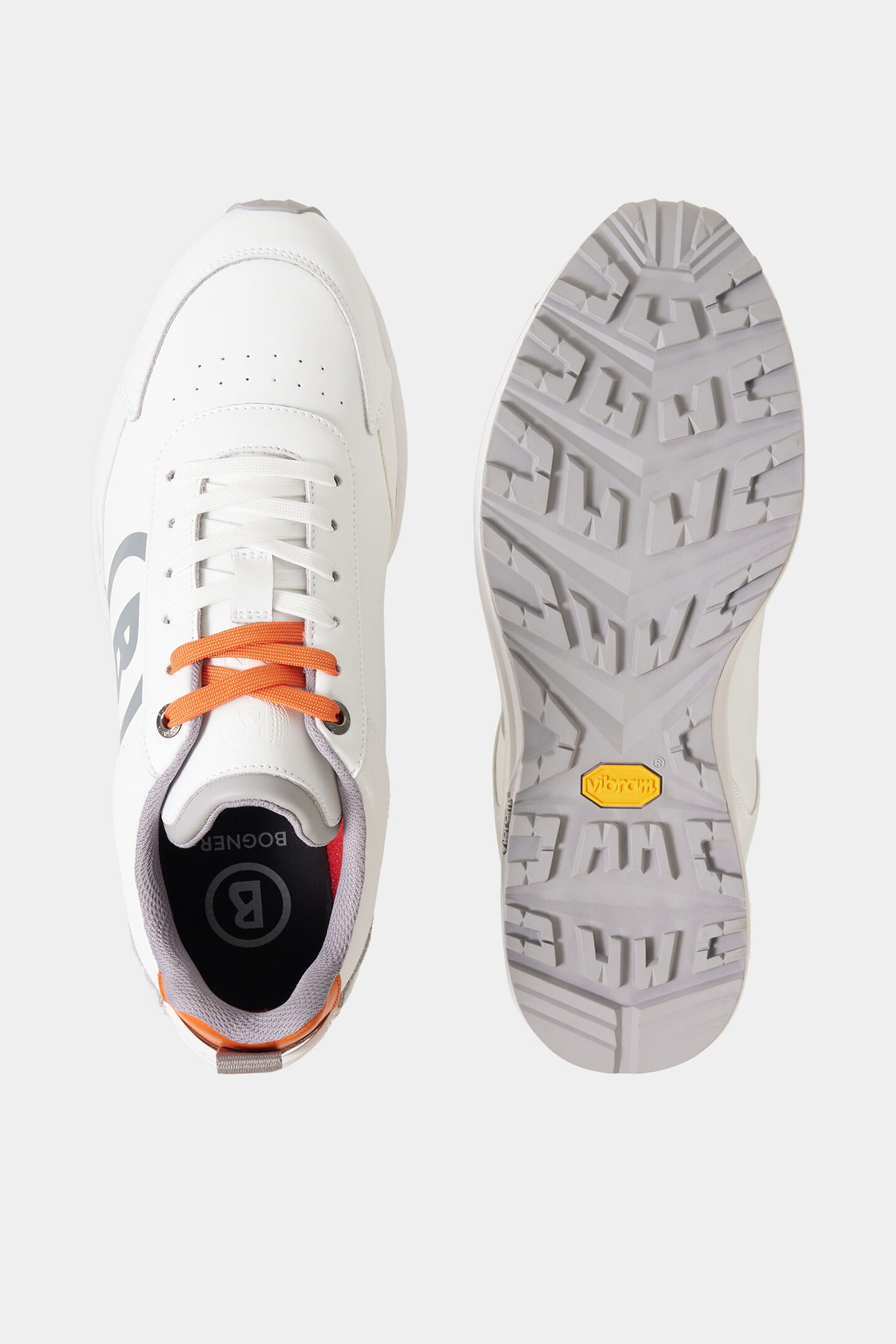 Golf sneaker White/Orange