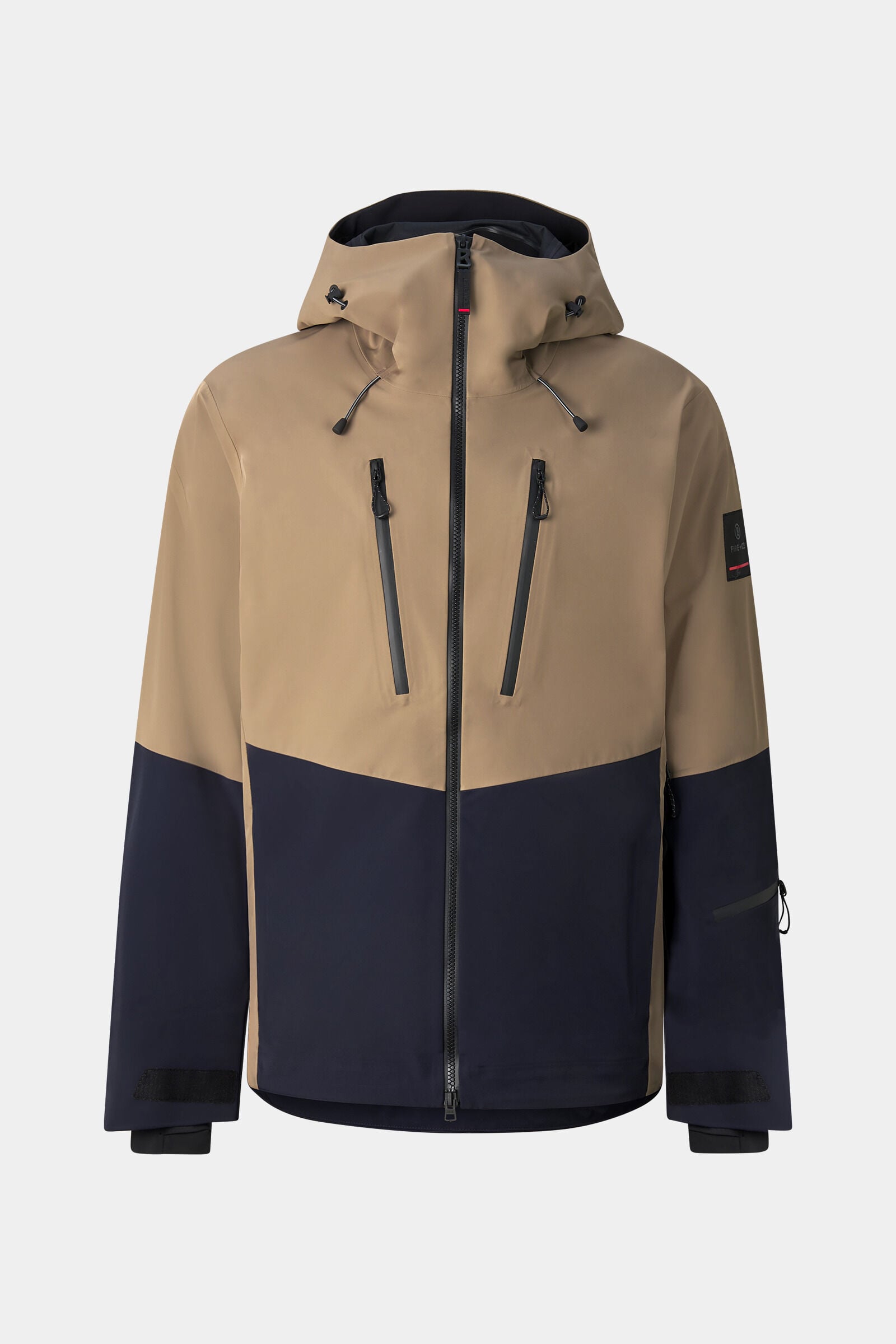 Skijacke Piaro Taupe/Navy
