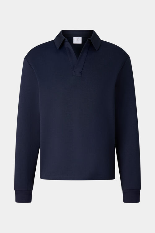 Polo-Sweatshirt Lionel Navy-Blau