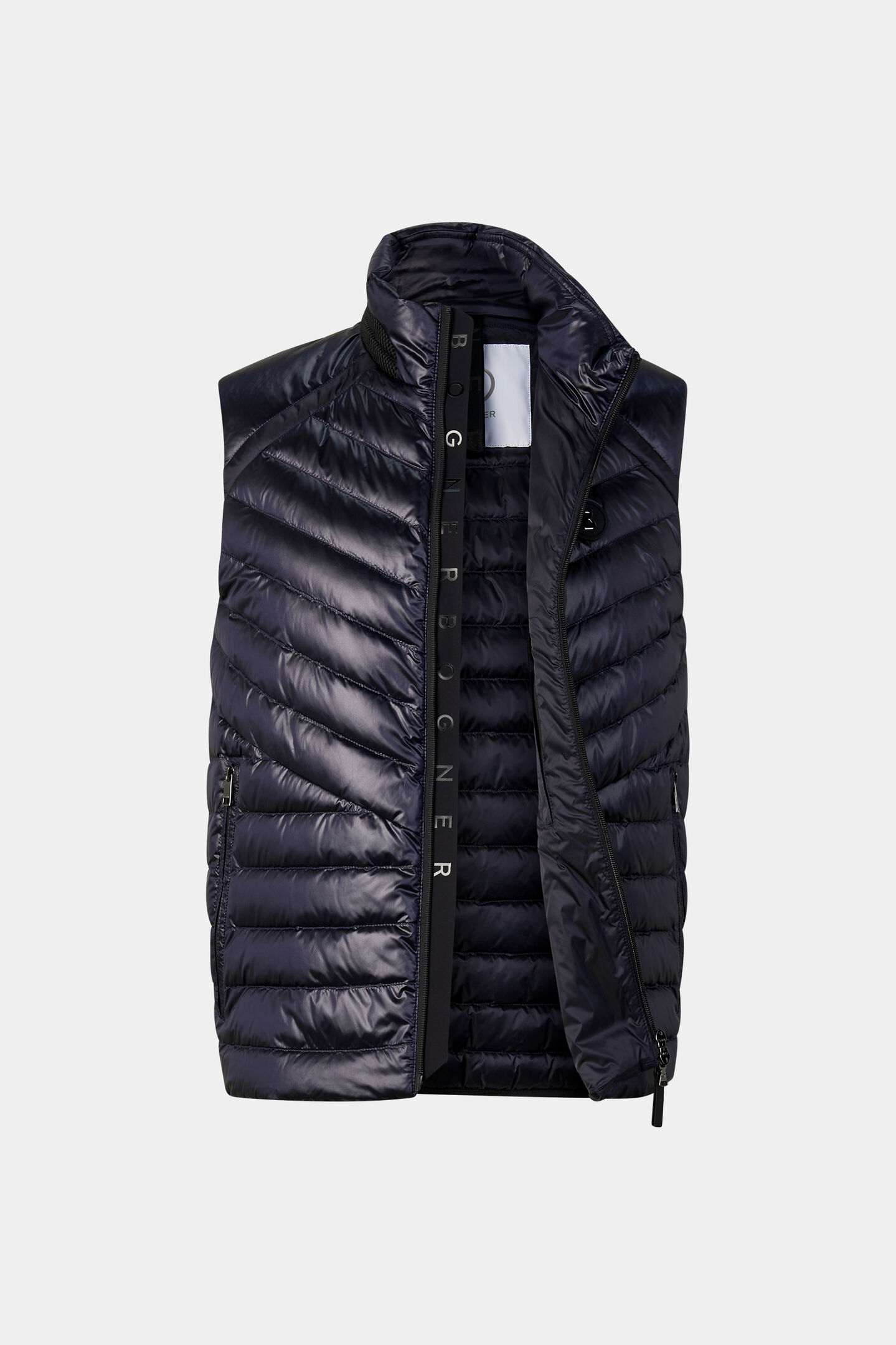 Lasse lightweight down waistcoat Navy blue