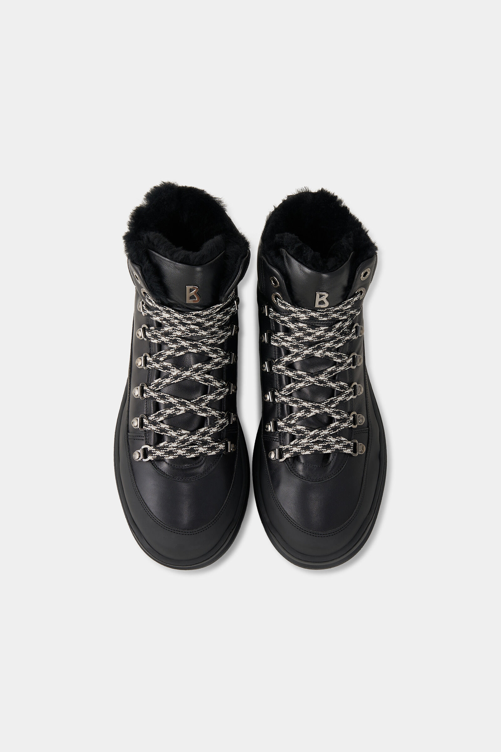 Mid Boots Bansko with spikes Black