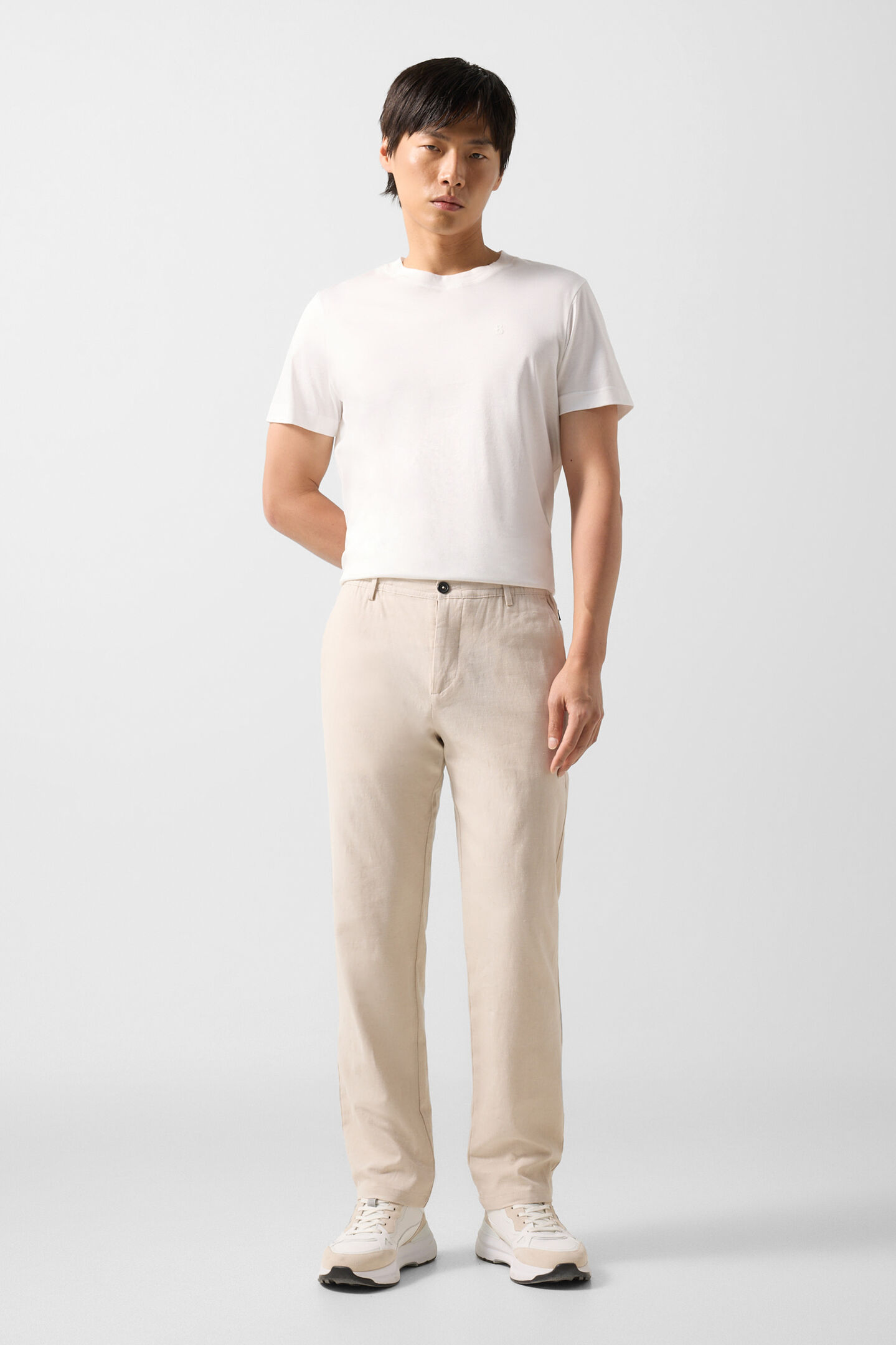 Leinenmix-Hose Marcus Sand