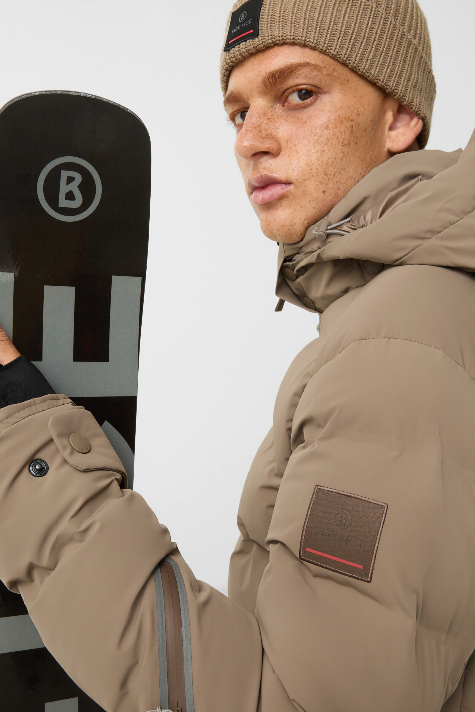 Tec-Luka ski jacket Caramel