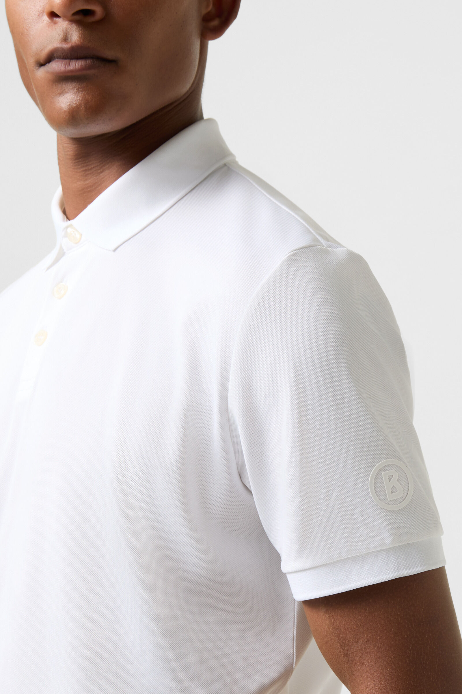 Daniel functional short-sleeved top White